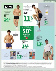 Auchan - Prévisualisation de Auchan prospectus valide à partir de 04.11.2025 | Page: 45 | Produits: Coton, Slips