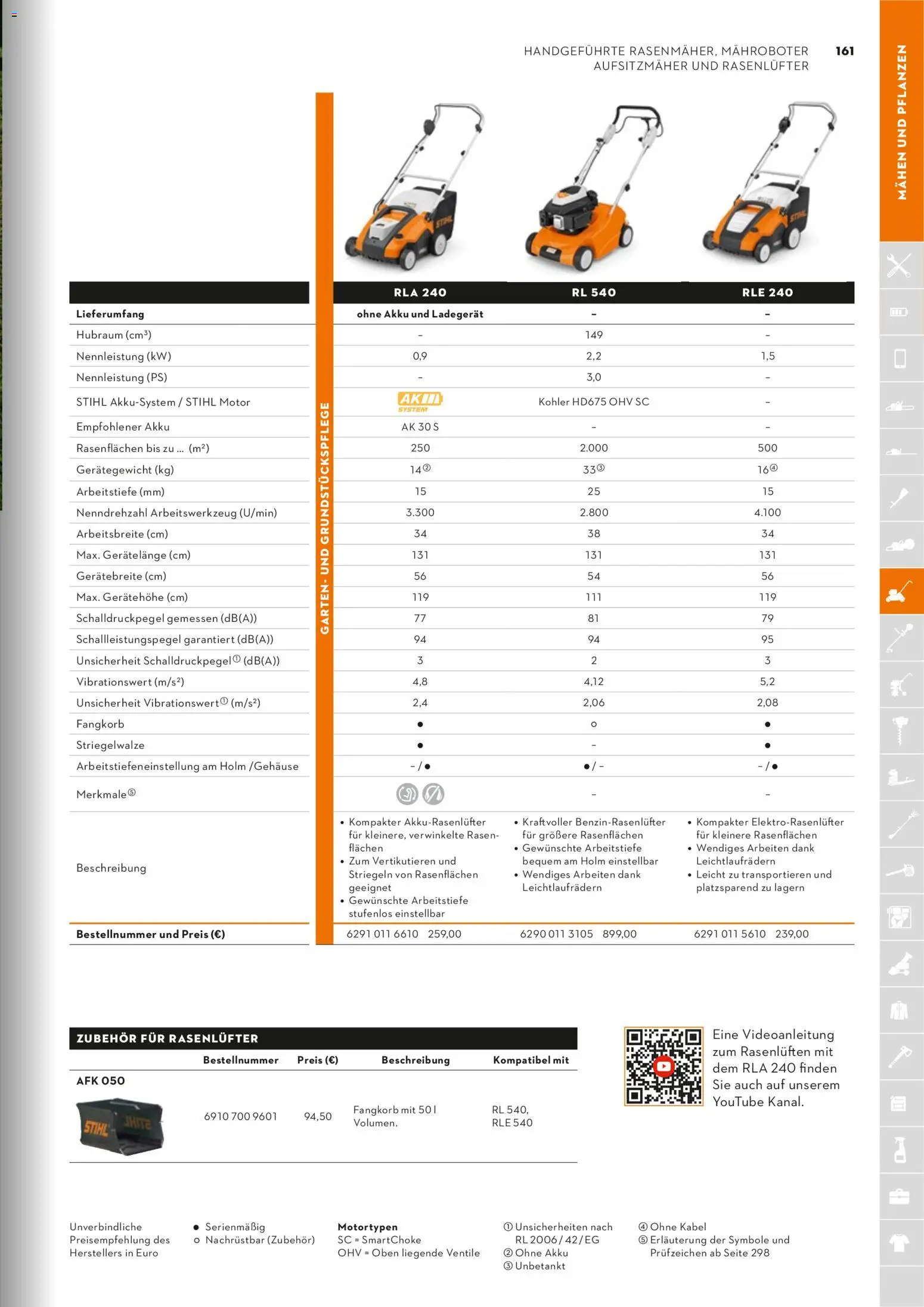 STIHL Katalog – gültig ab 01.01.2026 | Seite: 161 | Produkte: Kabel, Ladegerät