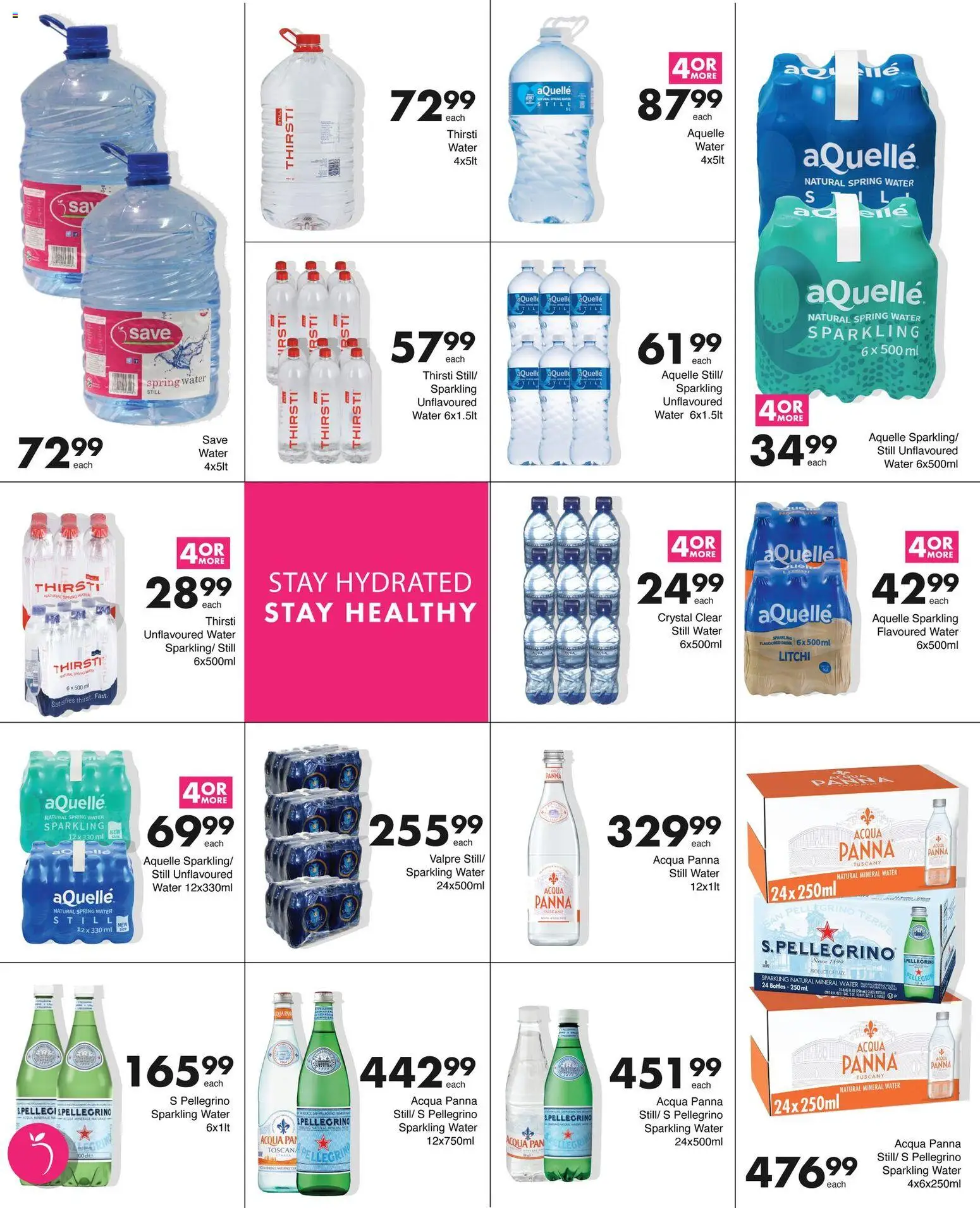 New Save catalogue – valid from 19.01.2026 | Page: 18 | Products: Water, Peach