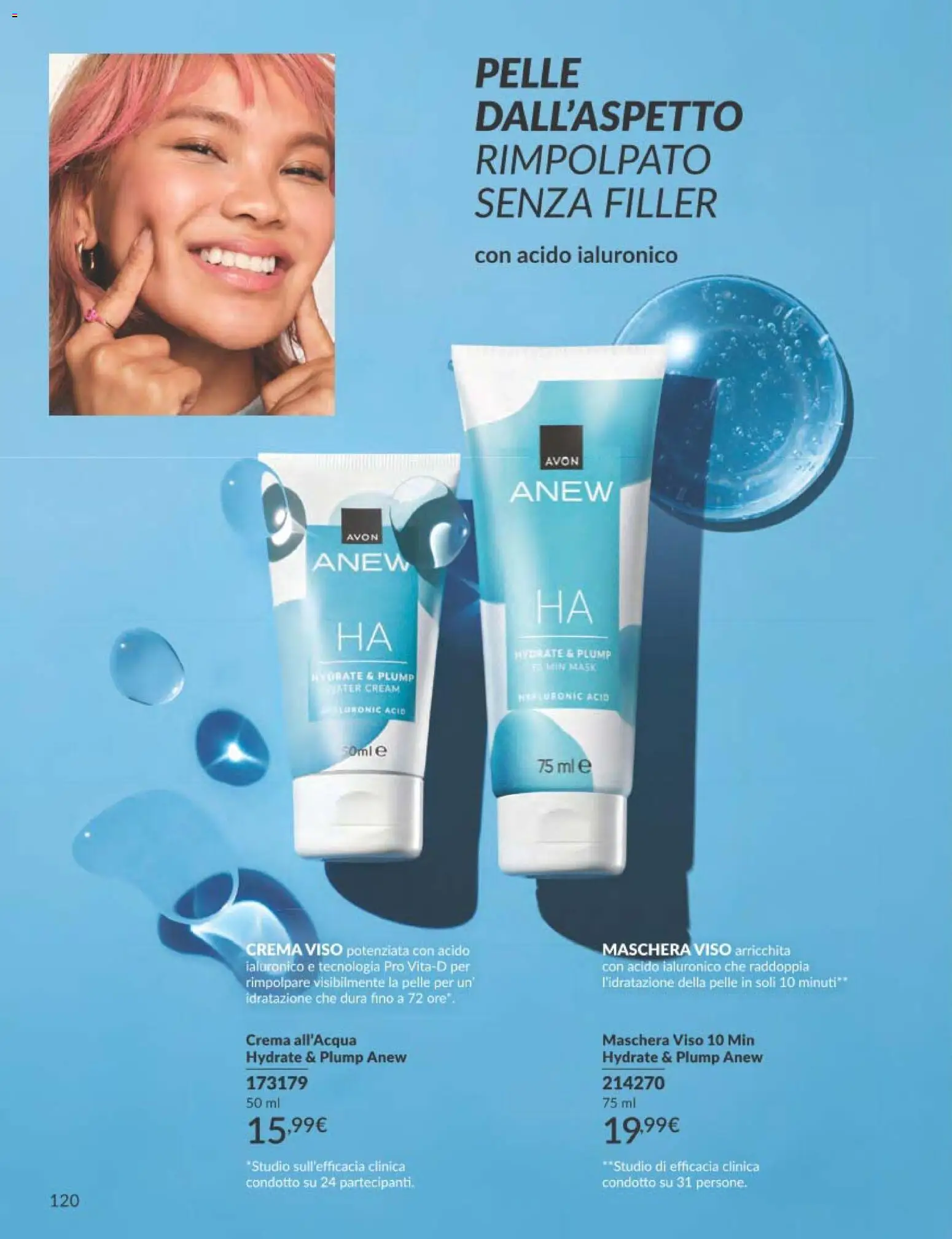 Volantino Avon del 01.03.2026 | Pagina: 120 | Prodotti: Crema, Maschera, Maschera viso, Crema viso