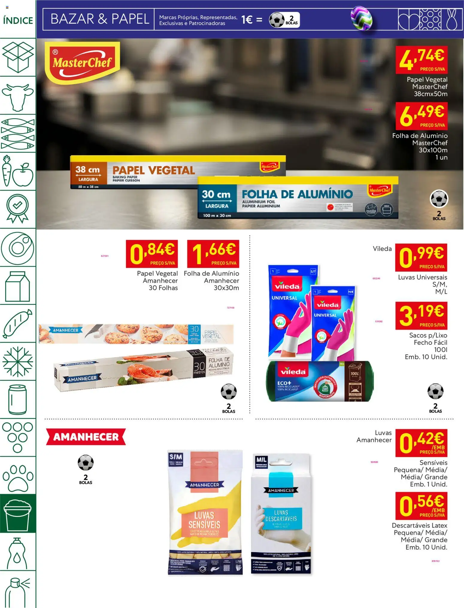 Recheio folheto │ válido de 17.03.2026 | Página: 58 | Produtos: Luvas