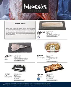 Monoprix - Prévisualisation de Monoprix catalogue valide à partir de 03.03.2026 | Page: 12 | Produits: Four, Poissonnerie, Crevettes, Dos de cabillaud