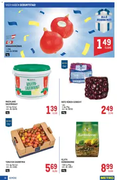 Metro angebote Profi gültig ab 18.09.2025 | Seite: 16 | Produkte: Gemüse, Tomaten