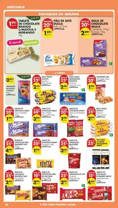 Pré-visualização TABLETE DE CHOCOLATE BRANCO C/MATCHA E MORANGO, Tablete de chocolate branco com matcha e morango, 74g válido de 24.03.2026 | Página: 40