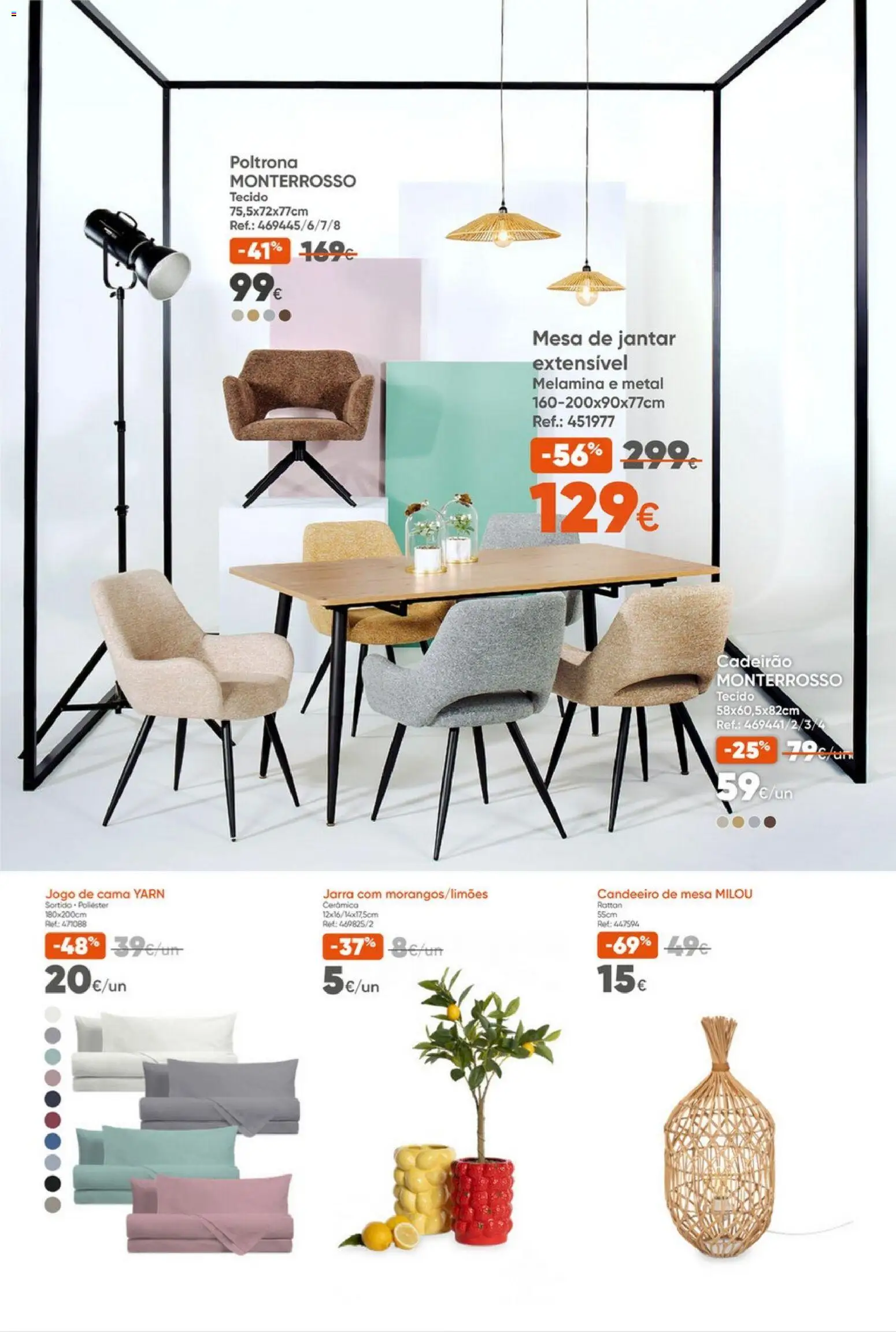 Hôma Catálogo │ válido de 09.01.2026 | Página: 2 | Produtos: Candeeiro, Poltrona, Jarra, Mesa de jantar