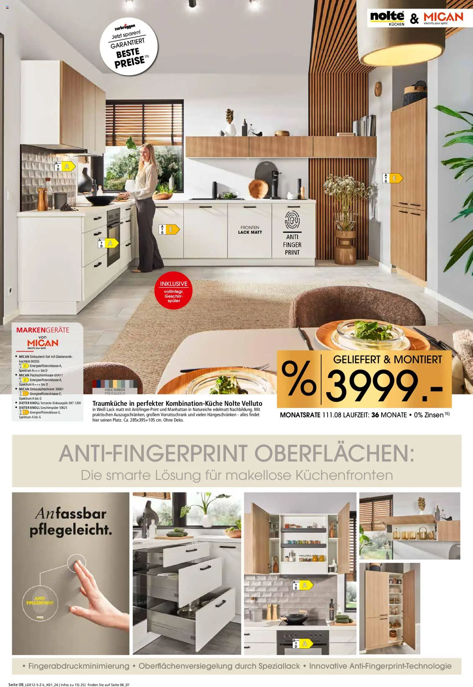 Zurbrüggen  Küchen-Spezial – gültig ab 13.12.2025 | Seite: 8 | Produkte: Geschirrspüler, Kochfeld, Kuchen