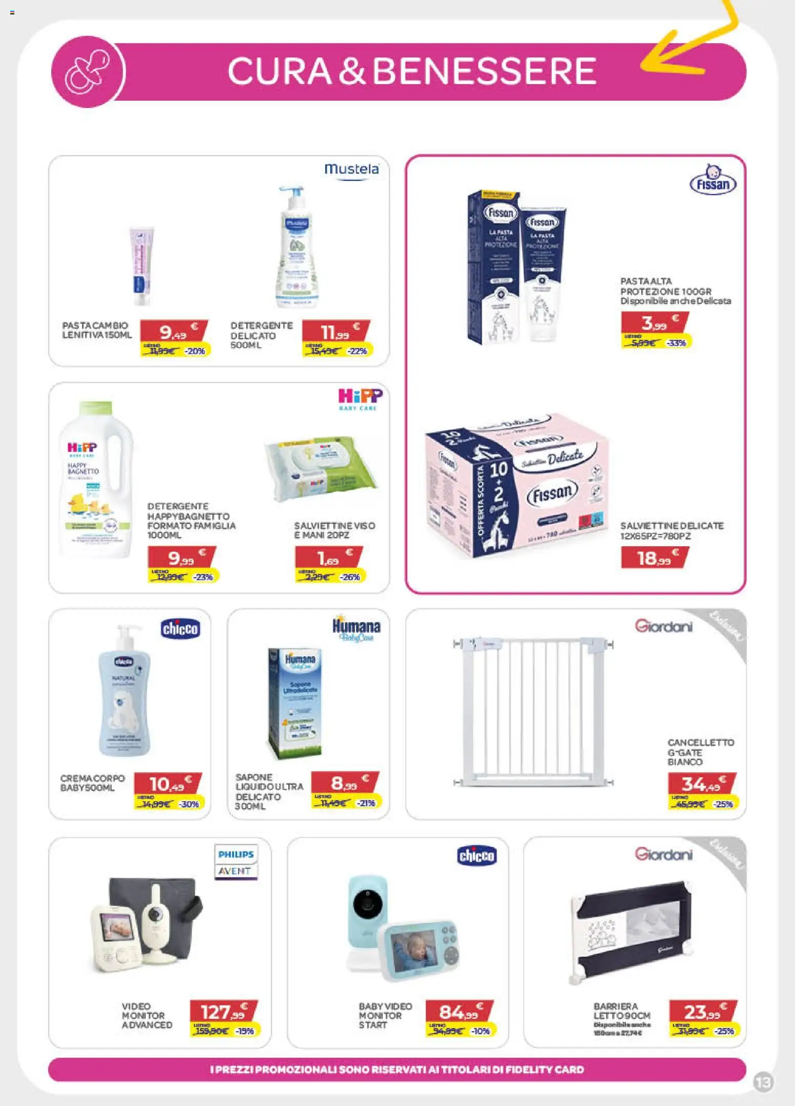 Volantino Bimbo store del 09.01.2026 | Pagina: 13 | Prodotti: Monitor, Detergente, Pasta, Bagnetto