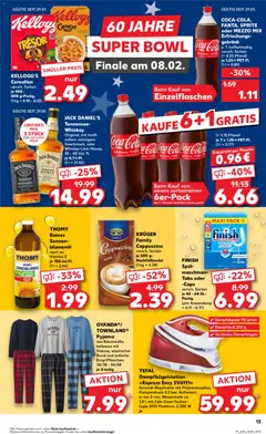 Kaufland DE - DE Folder - Voorbeeld van een folder van Kaufland DE, geldig van 05.02.2026 | Pagina: 13 | Producten: Coca Cola, Sprite, Chili szósz, Cappuccino
