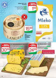 Pogląd oferty "Ser Mozzarella Mlekpol, 1 kg" - ważna od 03.12.2025 | Strona: 48