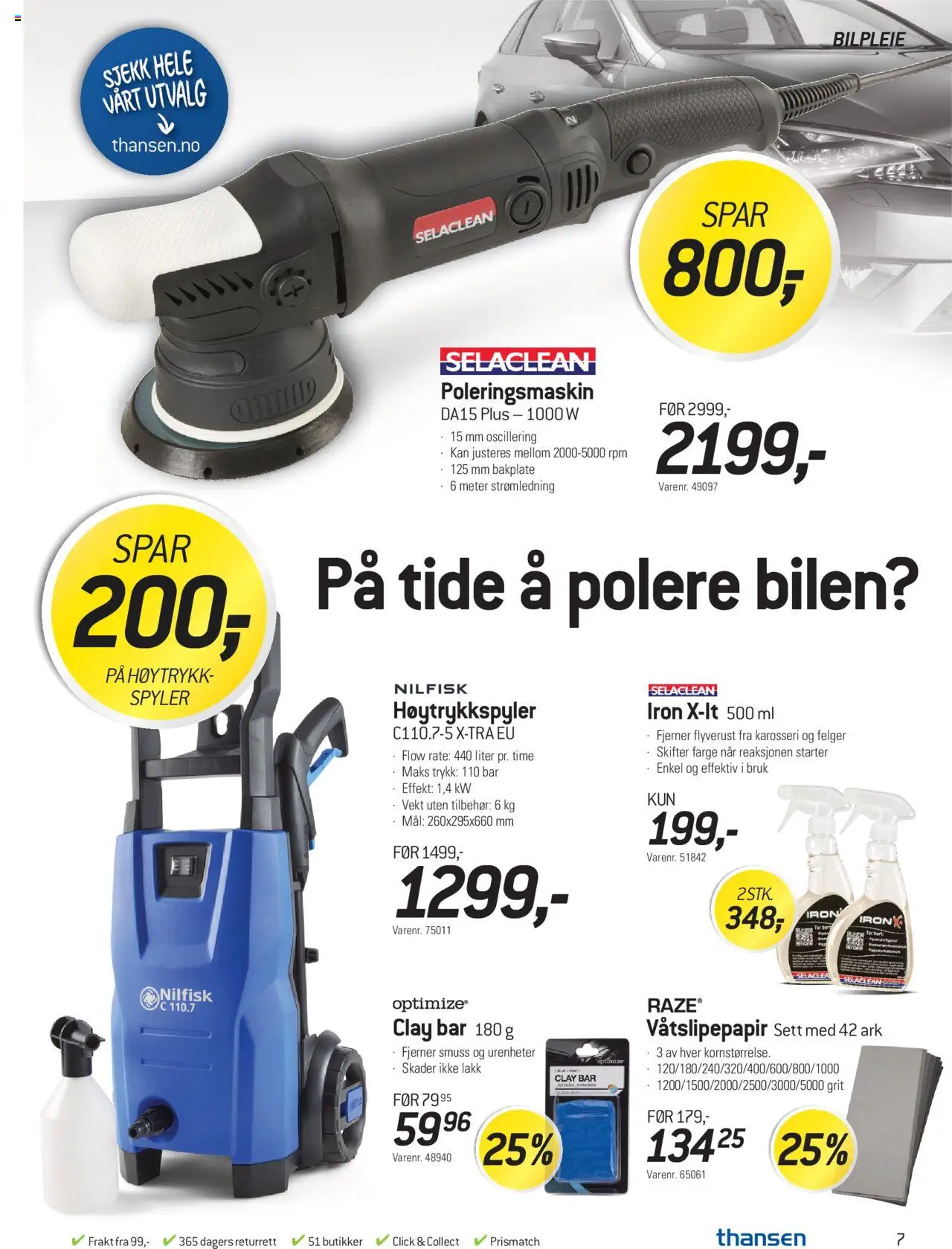  | Side: 7 | Produkter: Høytrykkspyler, Vekt