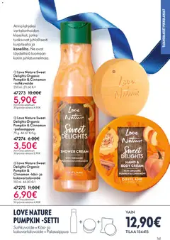 Oriflame-mainoslehti voimassa 10.12.2025 alkaen | Sivu: 161 | Tuotteet: Suihkuvoide