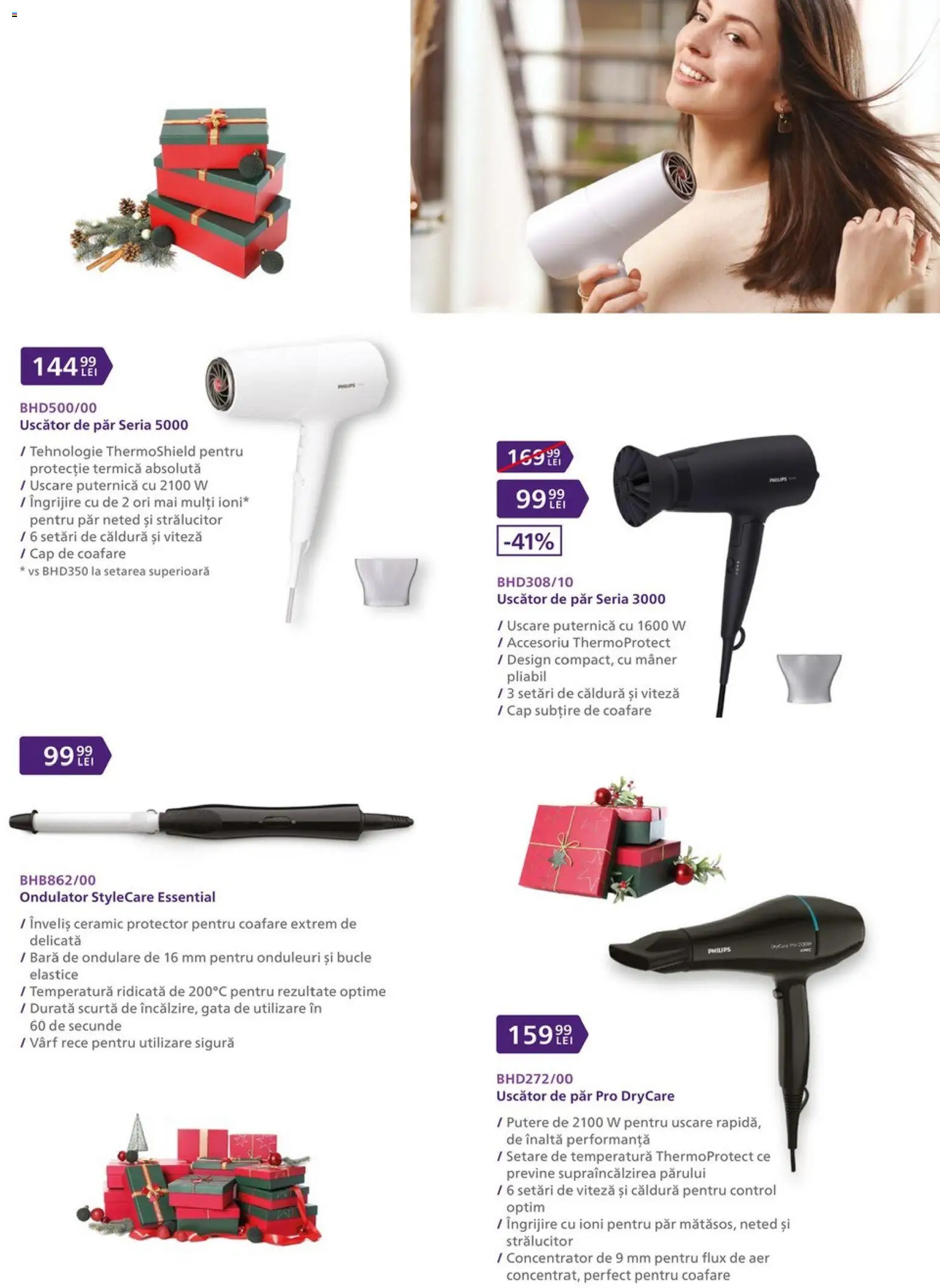 Noul catalog Carrefour – valabil de la 03.12.2025 | Pagină: 5 | Produse: Uscător, Ondulator, Uscător De Păr, Mâner