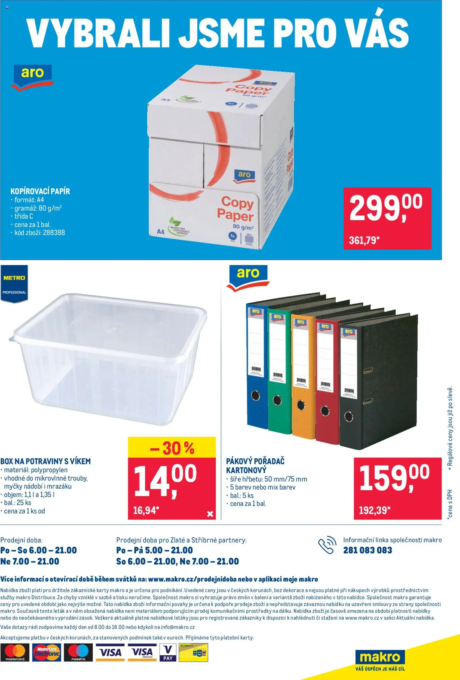 Makro leták - Spotřební zboží od 28.01.2026 | Strana: 8 | Produkty: Box, Nádobí, Potraviny, Dekorace