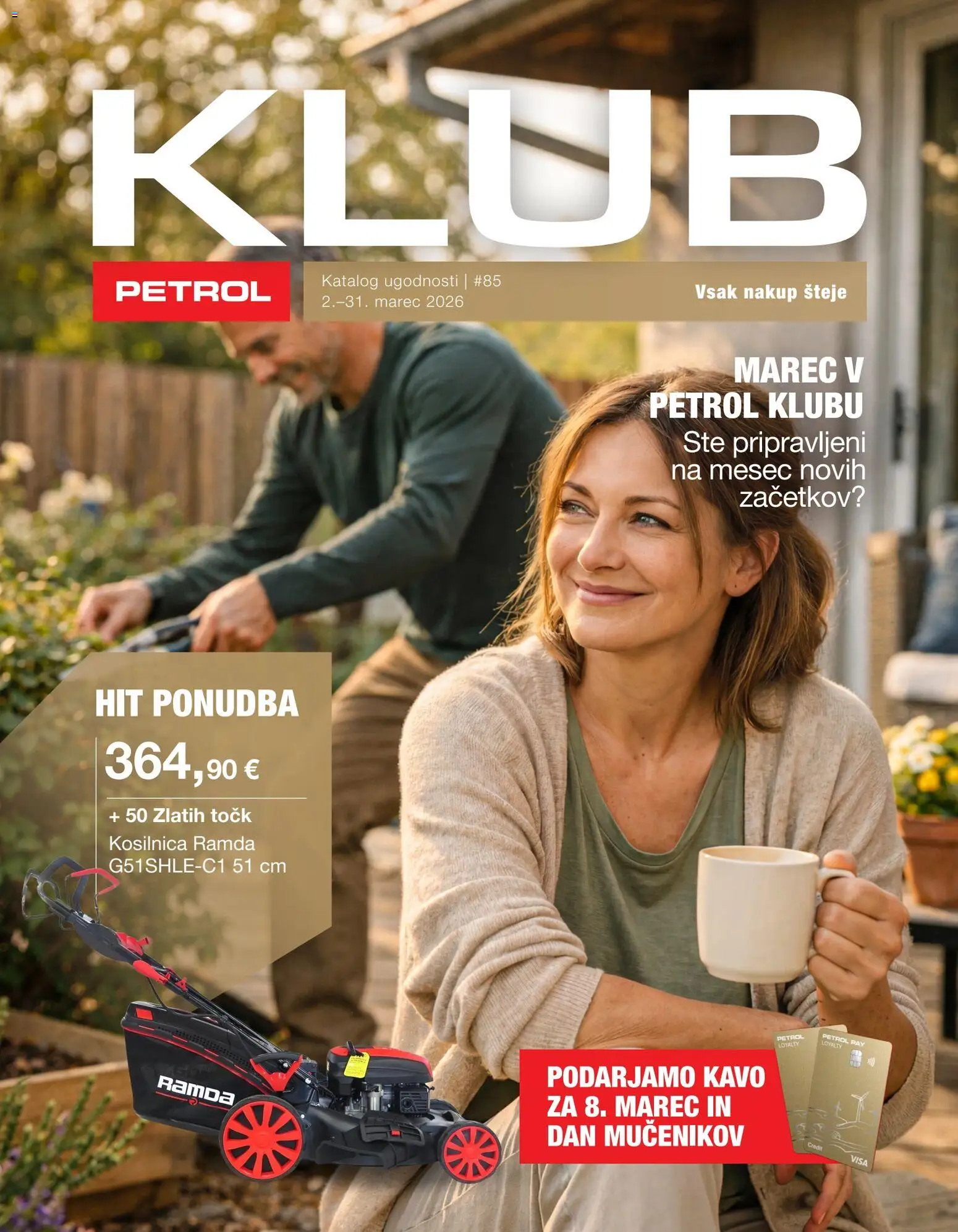 Novi Petrol katalog ponudbe – veljaven od 02.03.2026 | Stran: 1 | Izdelki: Kosilnica