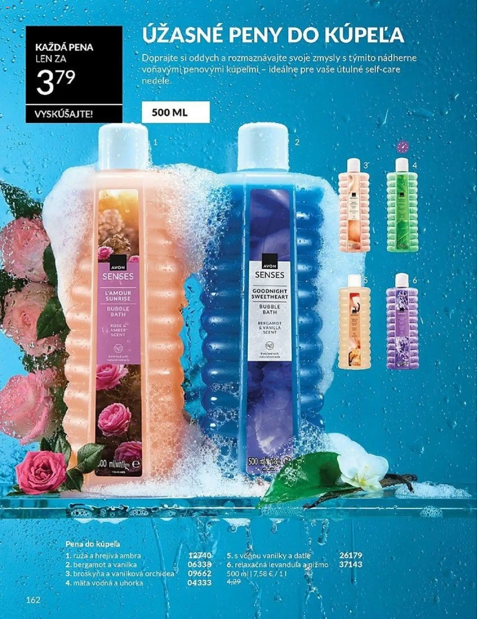 Nové Avon akcie – leták je platný od 01.05.2026 | Strana: 162 | Produkty: Pena do kúpeľa, Orchidea