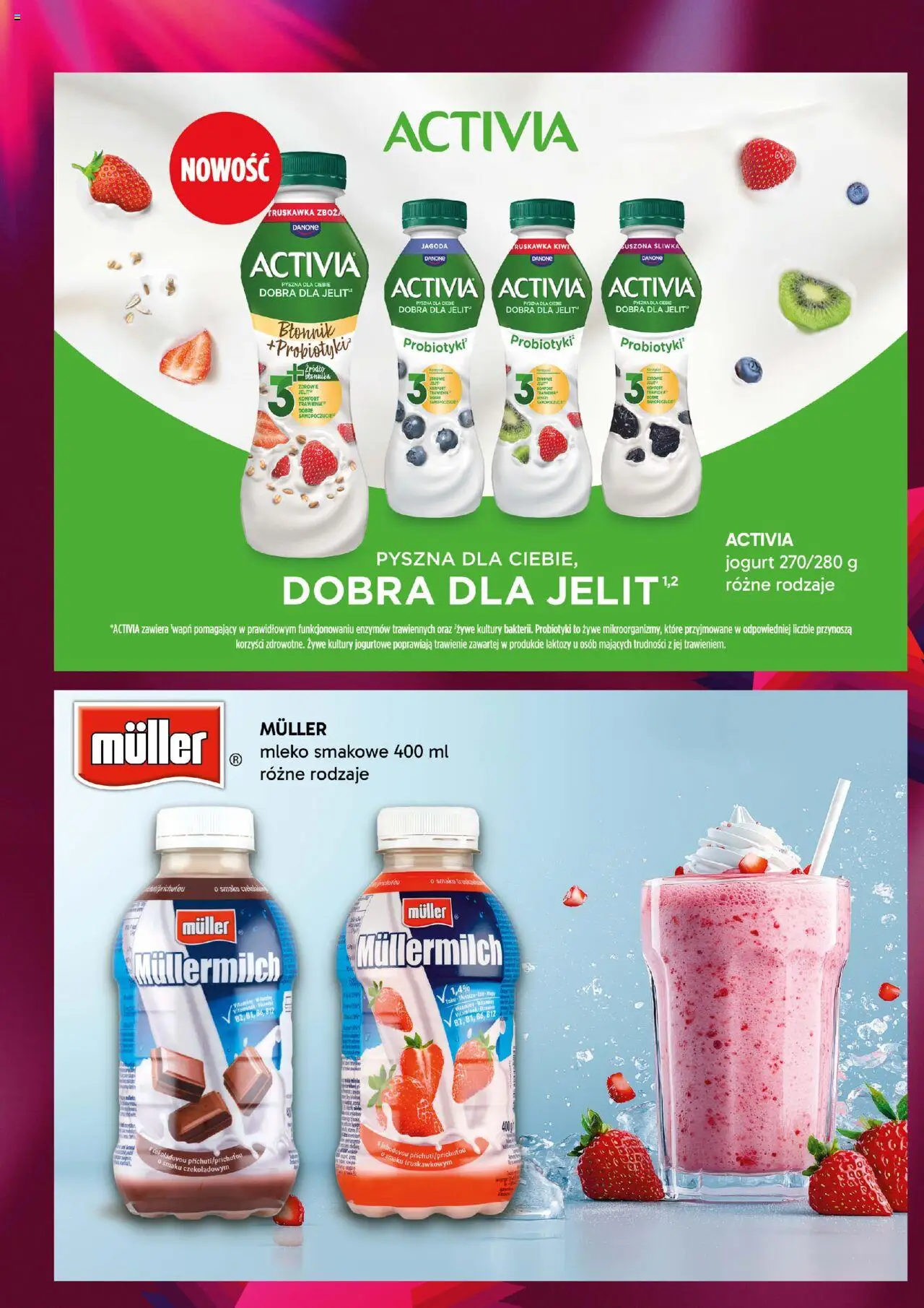 Eurocash Gazetka - Hity 30-Lecia C&C od 01.09.2025 | Strona: 7 | Produkty: Mleko, Jogurt, Kiwi