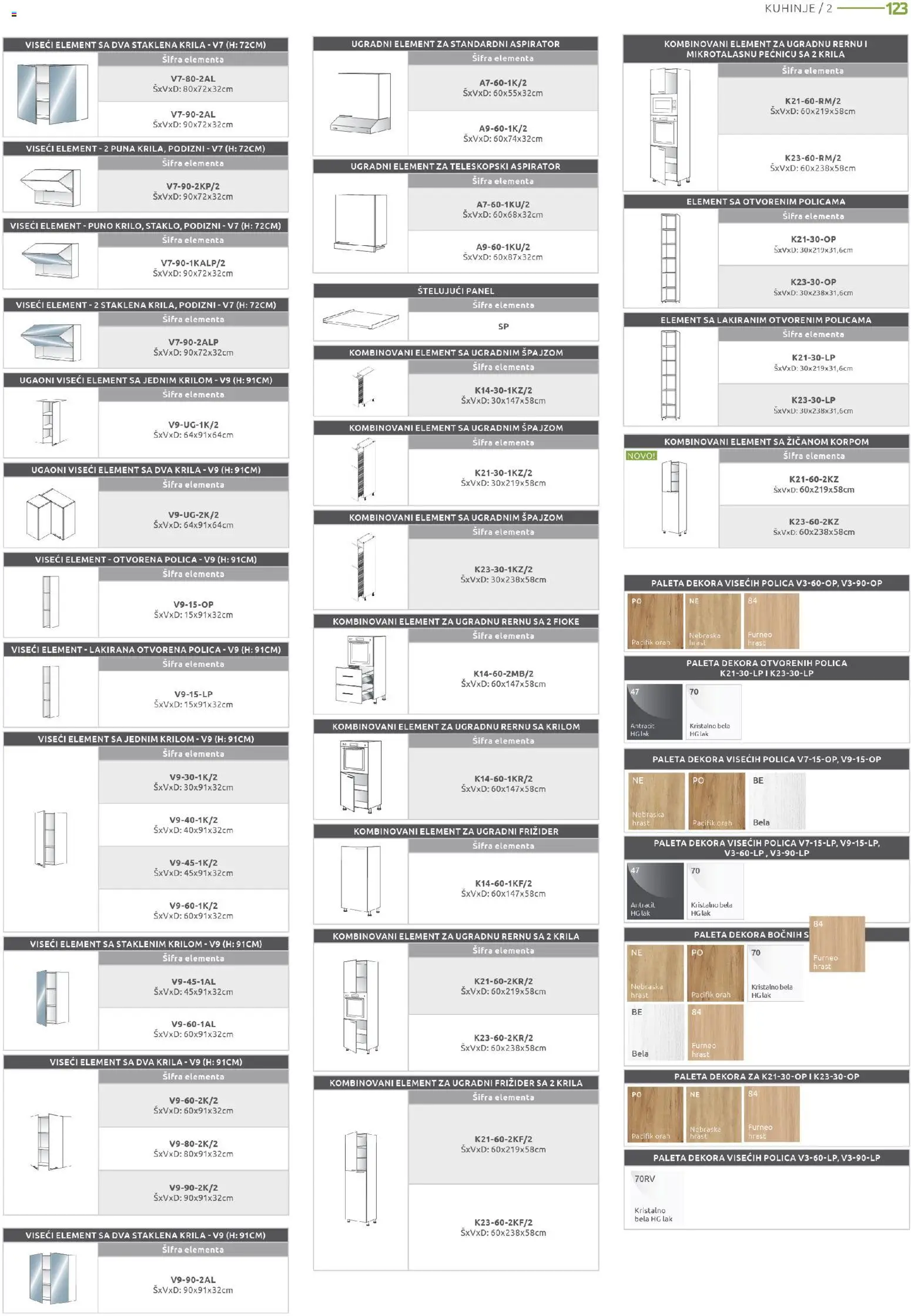Jela katalog - važi od 15.12.2025 | Strana: 123 | Proizvode: Polica, Orah, Frižider, Aspirator