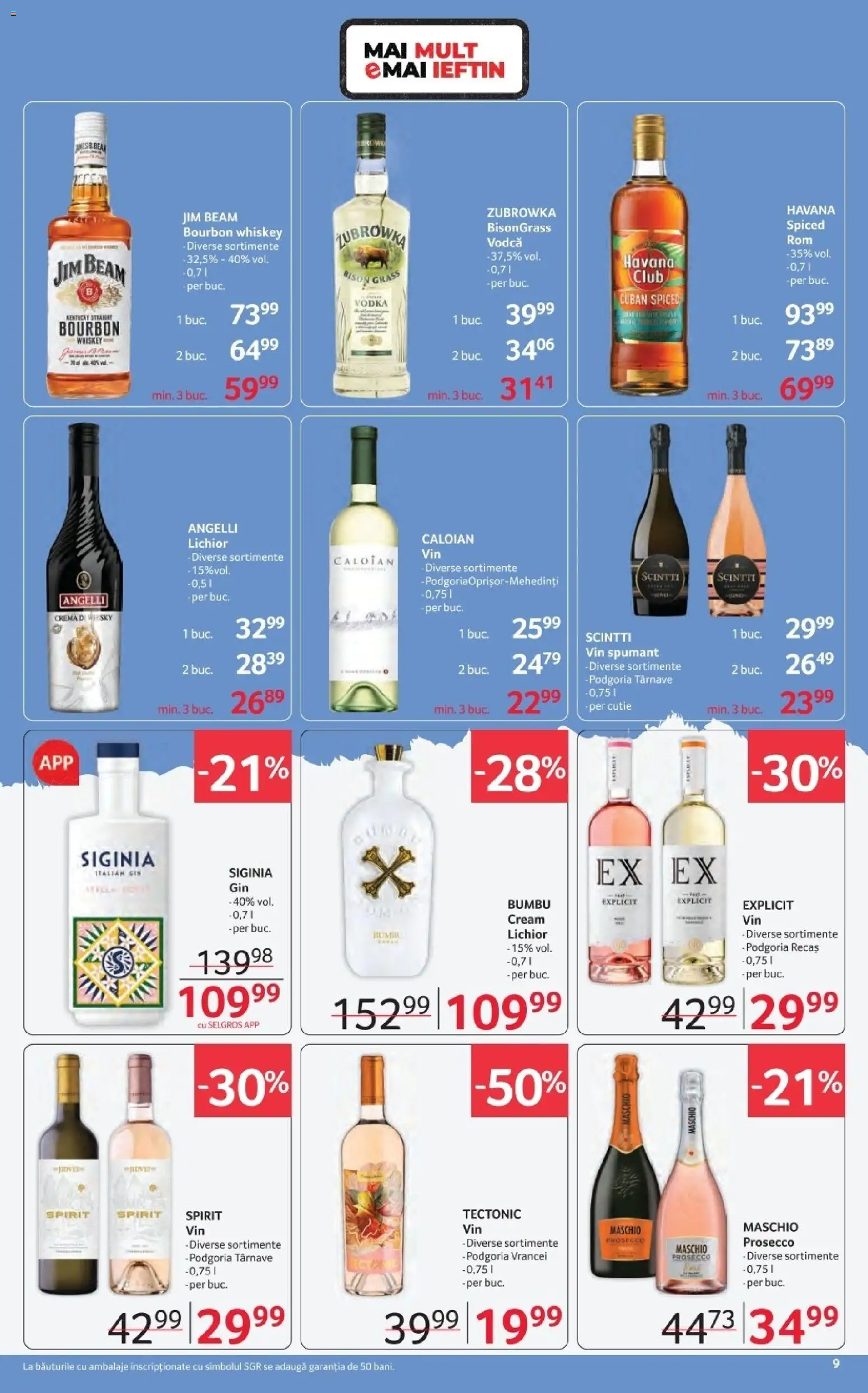 Noul catalog Selgros – valabil de la 20.02.2026 | Pagină: 9 | Produse: Cutie, Vin, Bourbon, Whiskey