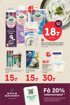 Spar - Tilbudsavis gyldig fra 27.02.2026 | Side: 9 | Produkter: Mælk, Creme, Creme fraiche, Fløde
