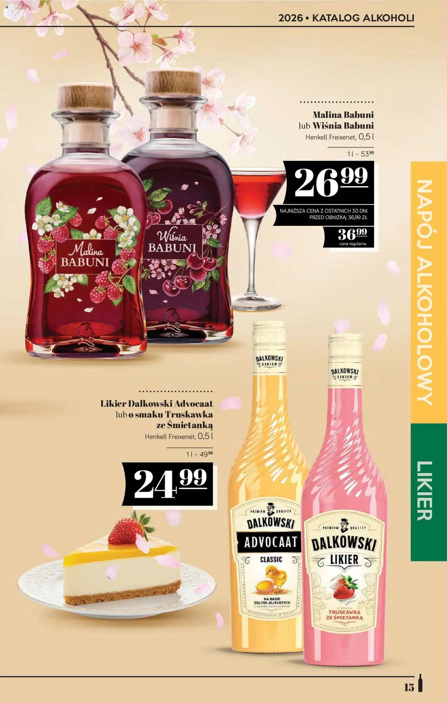 POLOmarket katalog - Alkoholi od 09.04.2026 | Strona: 15 | Produkty: Malina