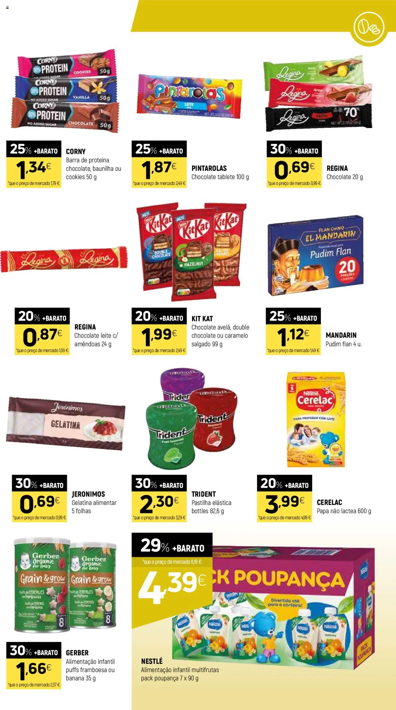 Coviran folheto │ válido de 03.06.2025 | Página: 9 | Produtos: Banana, Gelatina, Barra de proteína, Nestlé