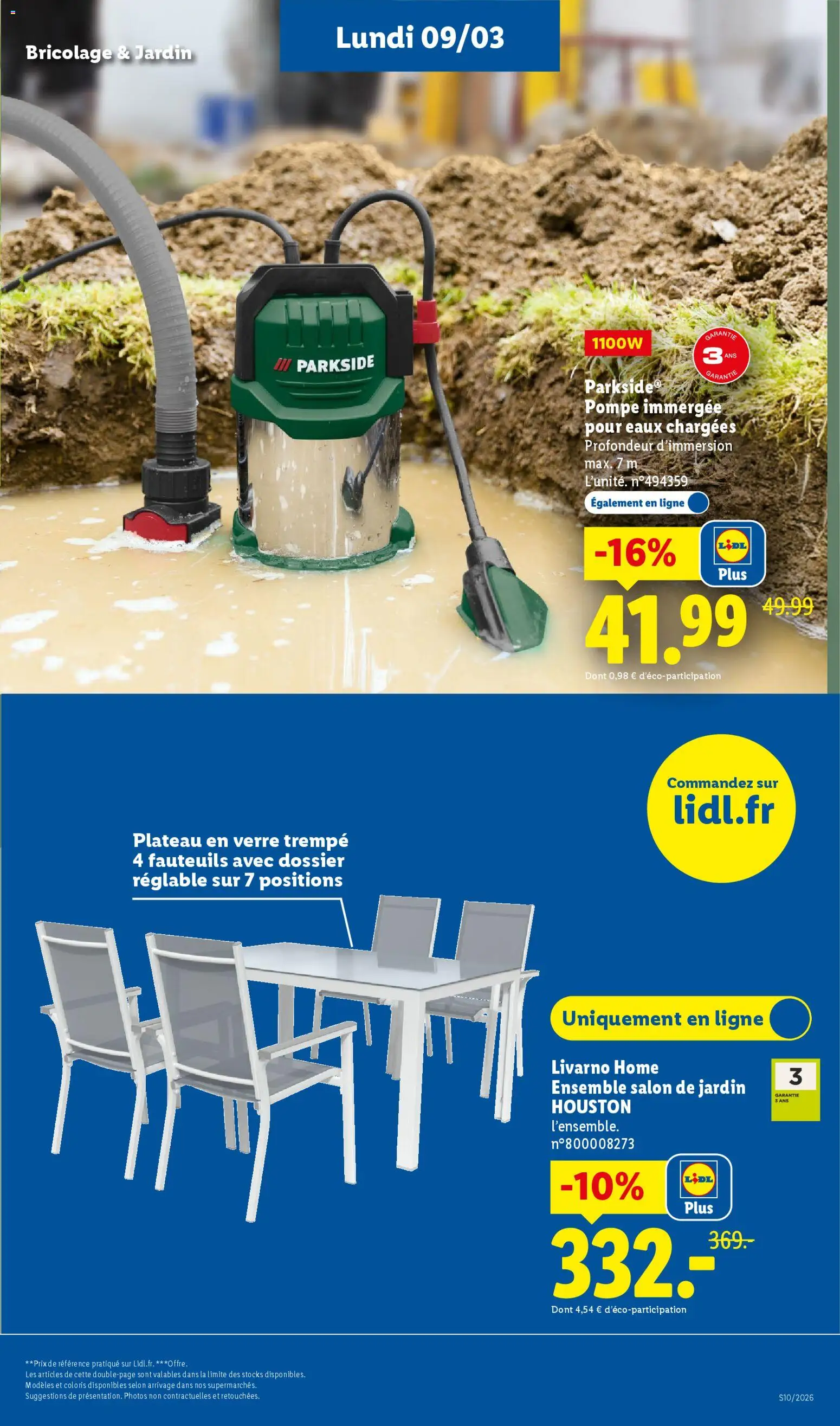 {H1} | Page: 19 | Produits: Plateau, Salon de jardin