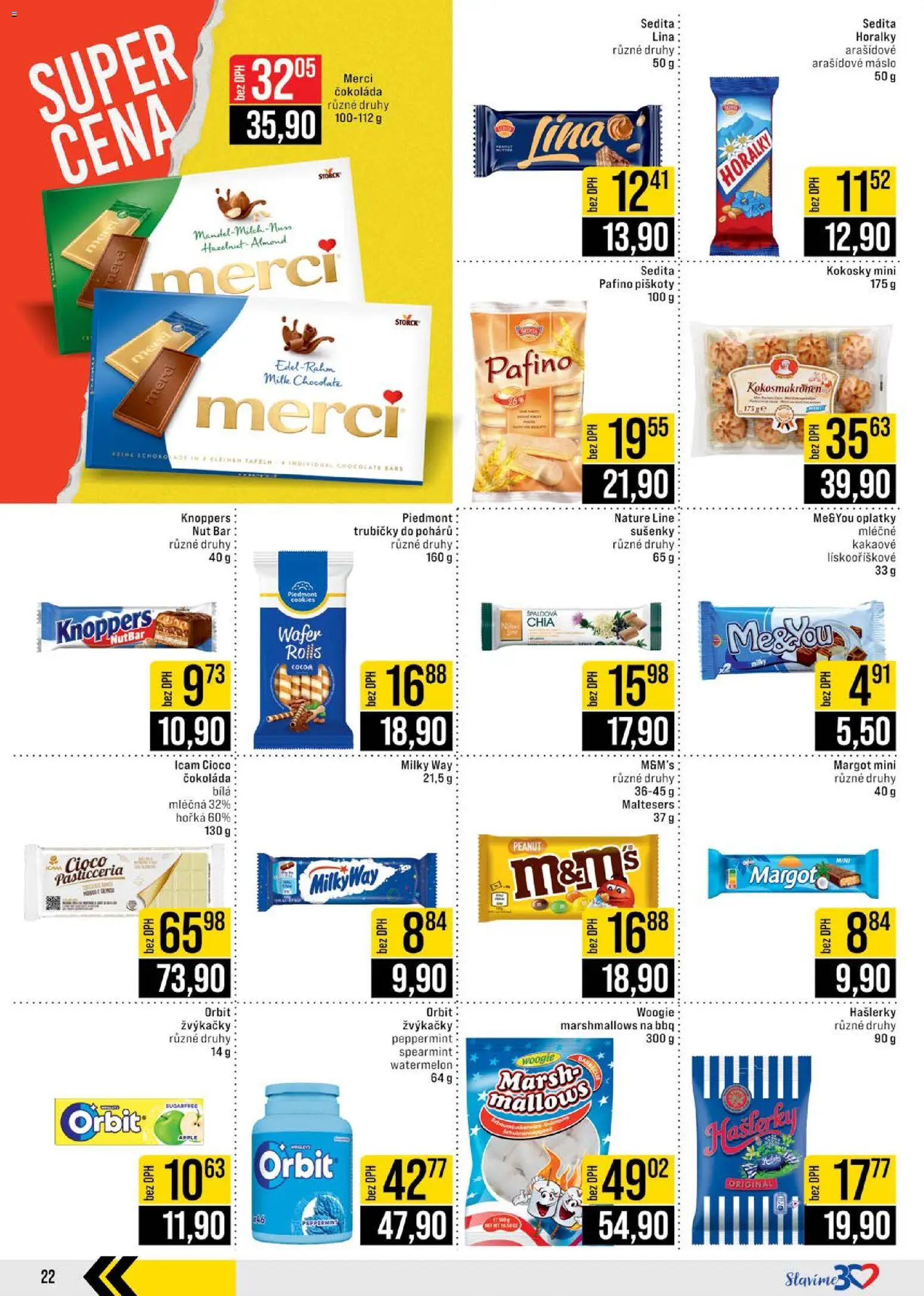 Jip leták - Cash & Carry od 05.11.2025 | Strana: 22 | Produkty: Piškoty, Lina, Sušenky, Milk chocolate