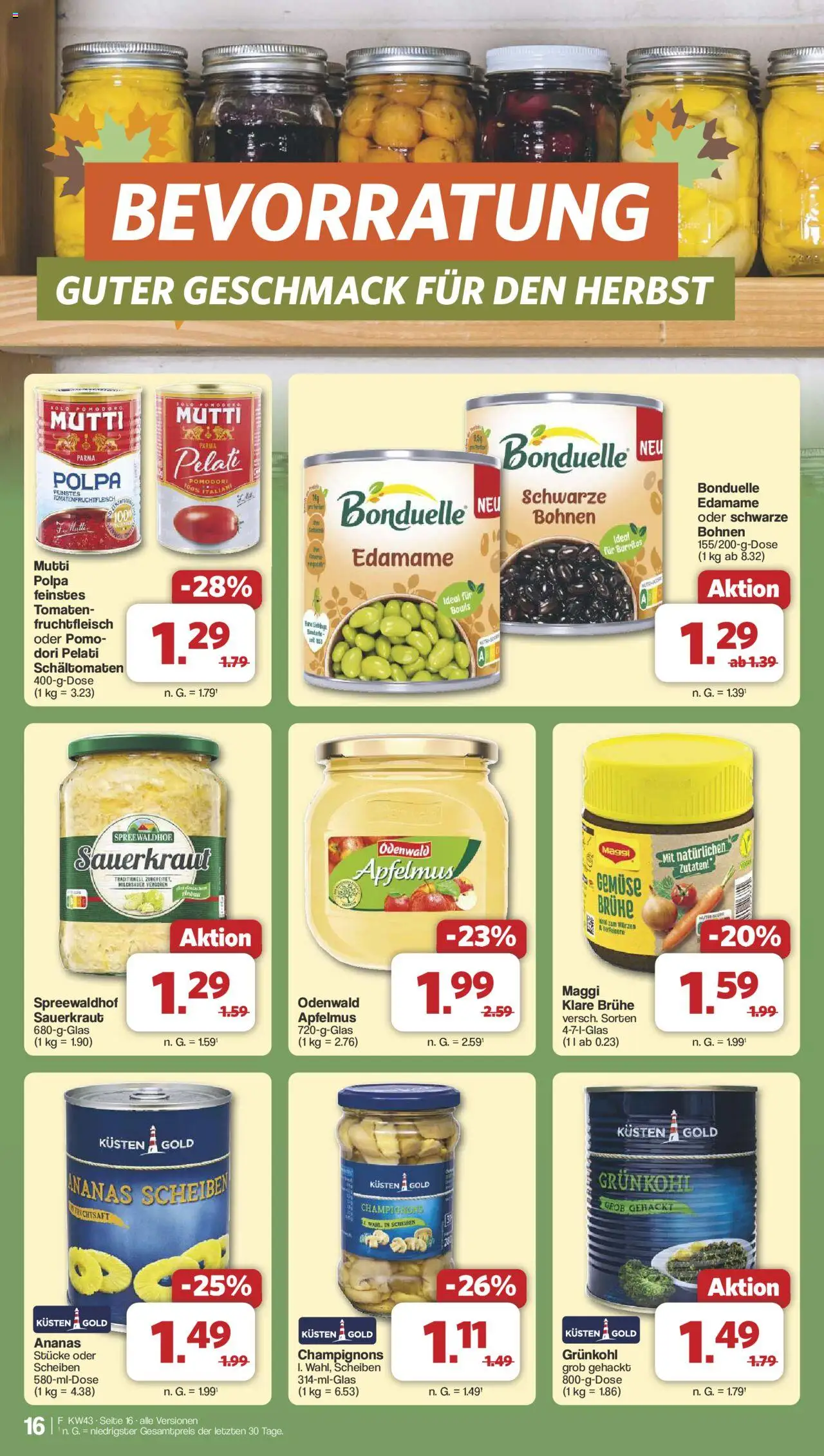 Famila Nordwest Prospekt 	 – gültig ab 20.10.2025 | Seite: 18 | Produkte: Maggi, Ananas, Tomaten, Champignons