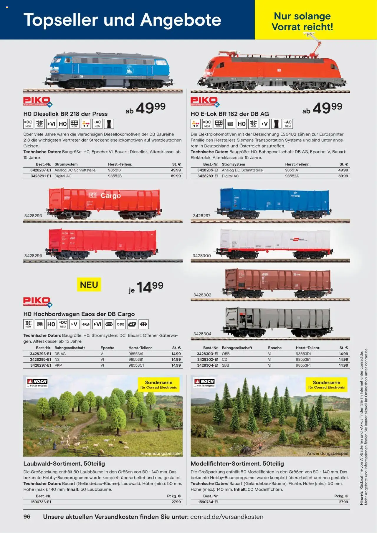 Conrad  Modellbahn Katalog – gültig ab 25.08.2025 | Seite: 100 | Produkte: Siemens