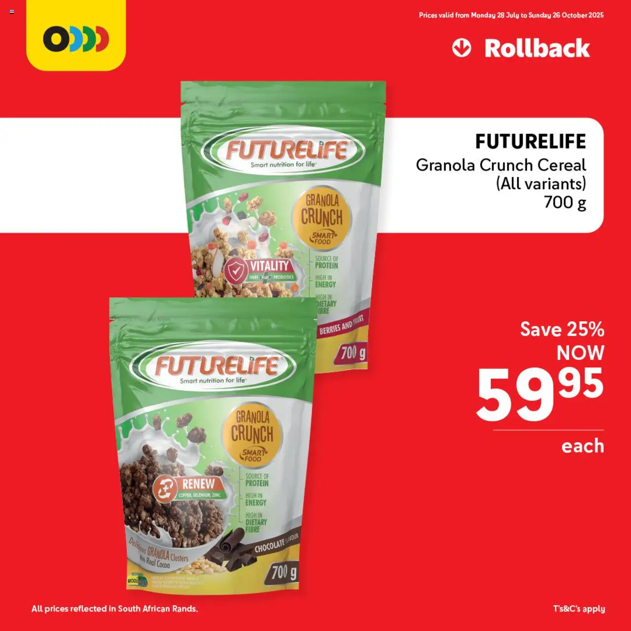 Makro Price Rollback Breakfast  │ valid from 28.07.2025 | Page: 10 | Products: Detergente líquido, Chocolate, Fruit