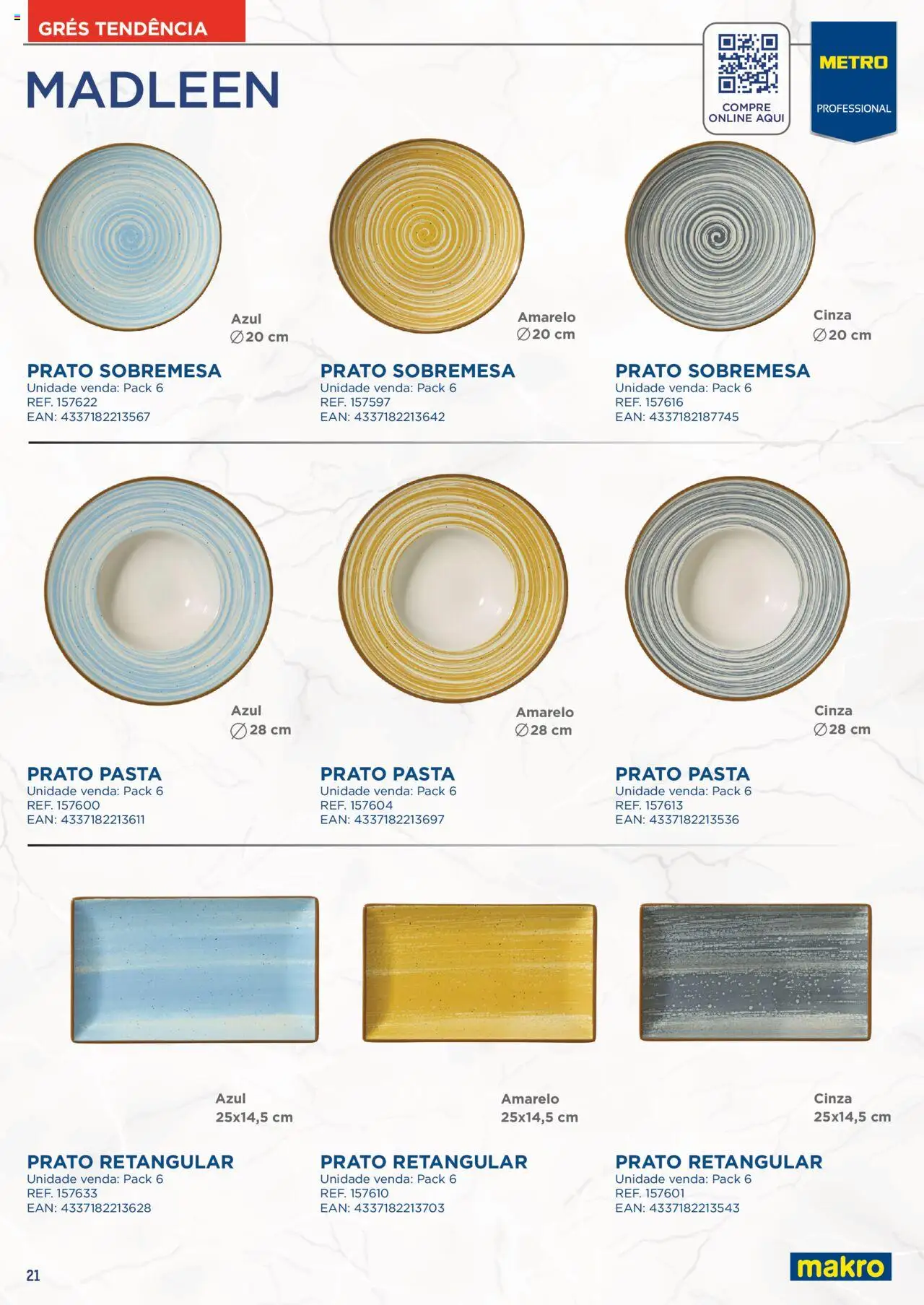Makro Catálogo Serviço de Mesa │ válido de 01.08.2024 | Página: 21