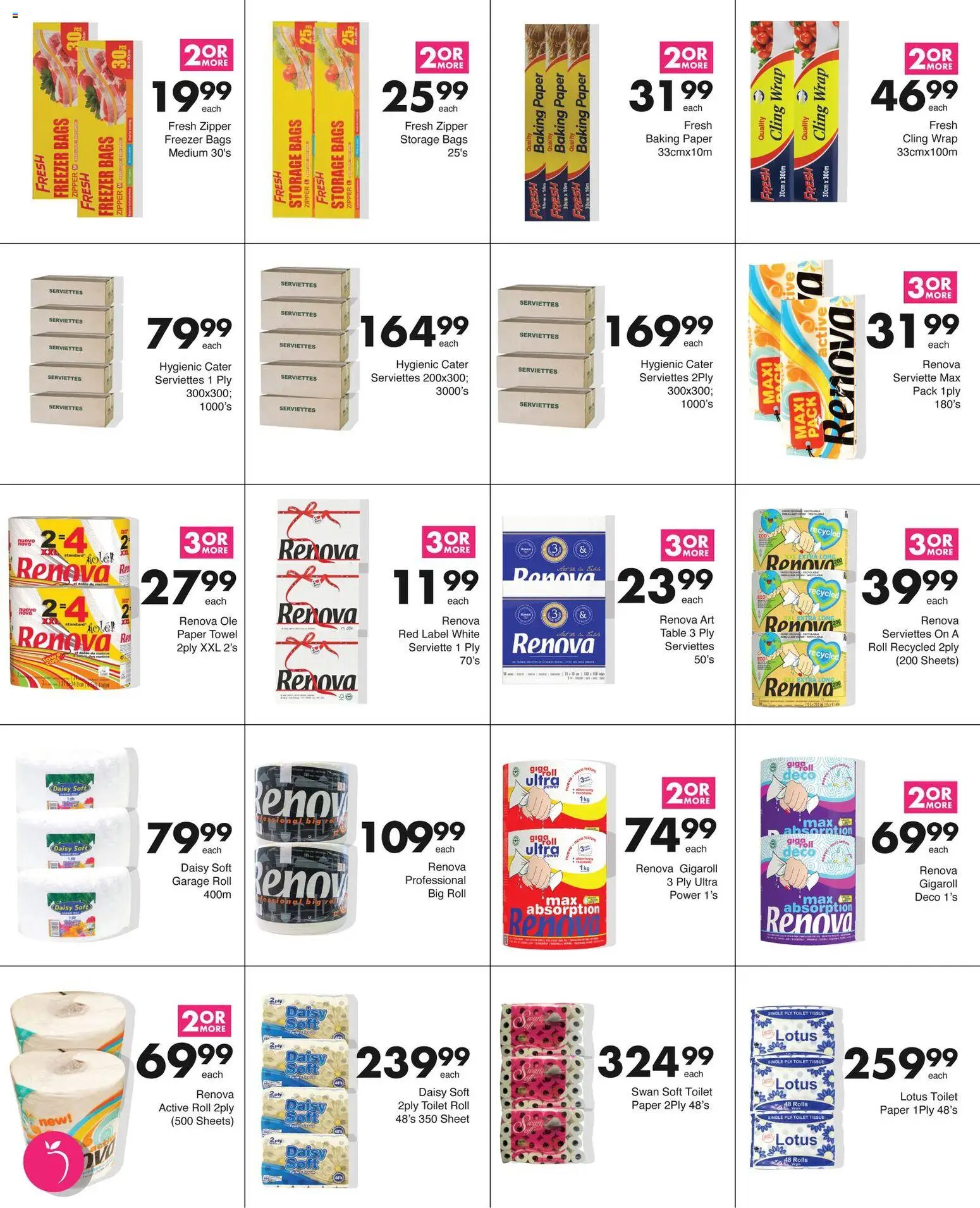 New Save catalogue – valid from 02.03.2026 | Page: 23 | Products: Freezer, Towel, Paper, Freezer bags
