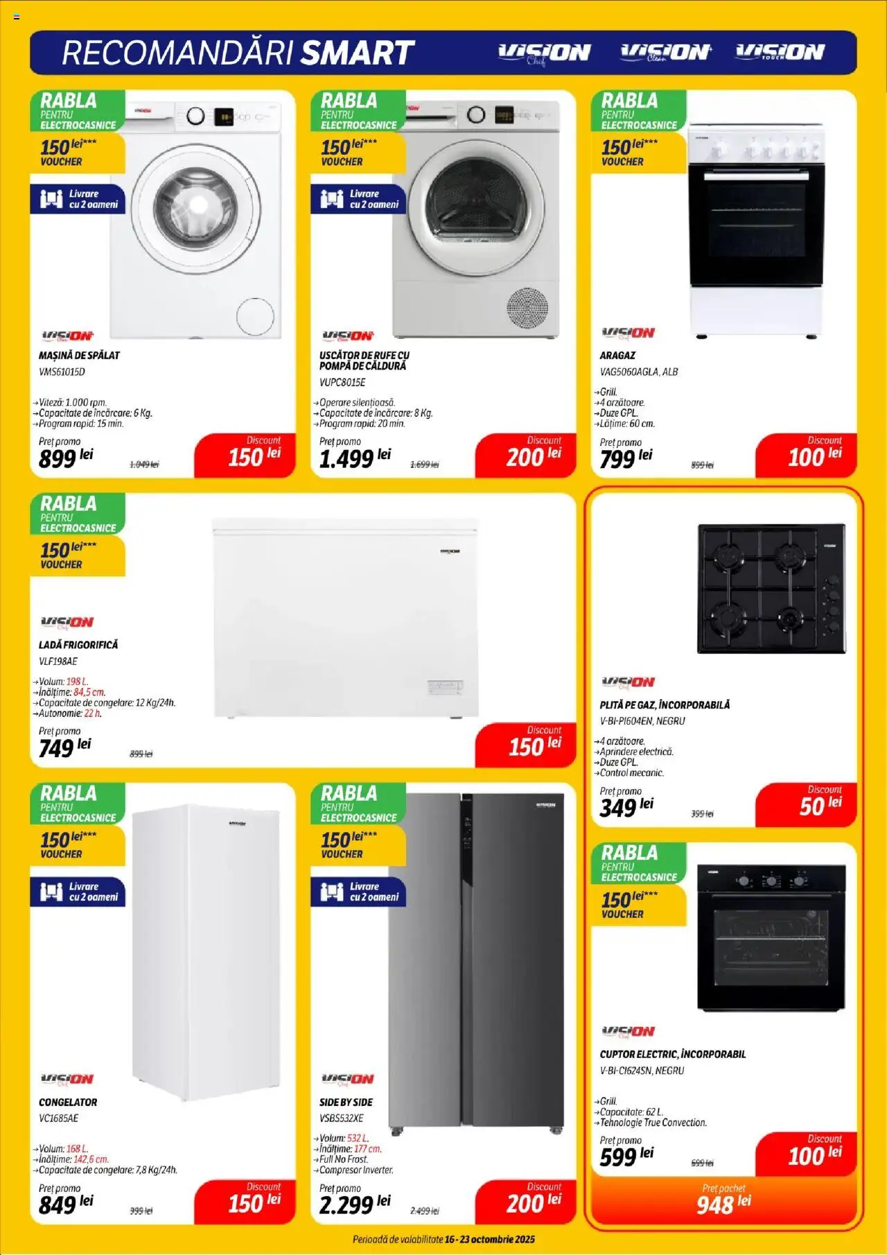 Noul catalog Flanco – valabil de la 16.10.2025 | Pagină: 24 | Produse: Congelator, Uscător, Cuptor, Aragaz