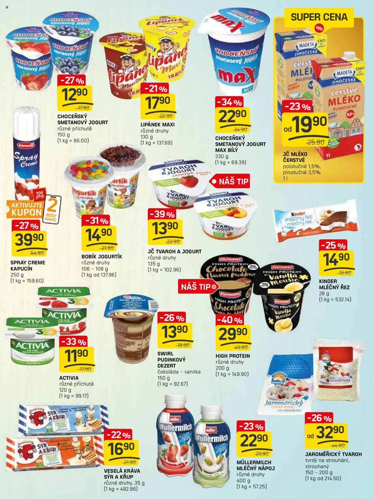 Flop leták - FlopTop od 16.07.2025 | Strana: 5 | Produkty: Mléko, Jogurt, Protein, Müllermilch