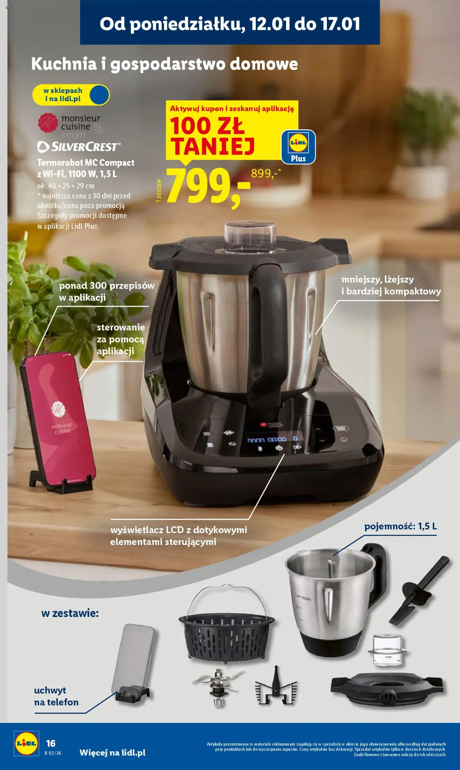 Lidl Gazetka od 12.01.2026 | Strona: 16 | Produkty: Telefon