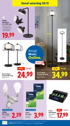 Lidl - Folder week 51 - Voorbeeld van een folder van Lidl, geldig van 15.12.2025 | Pagina: 37 | Producten: Ledlamp, Collations pour chiens, Lamp, Batterijen