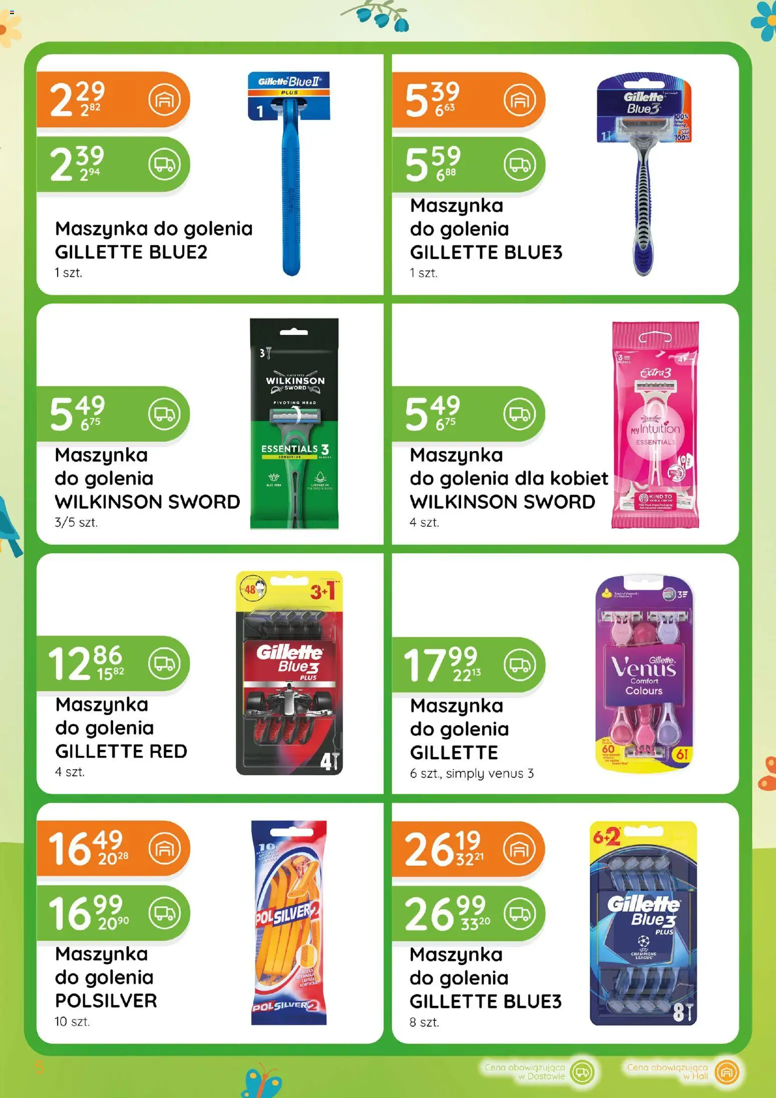 Eurocash gazetka - Katalog Chemiczny od 02.04.2026 | Strona: 5 | Produkty: Gillette, Maszynka do golenia