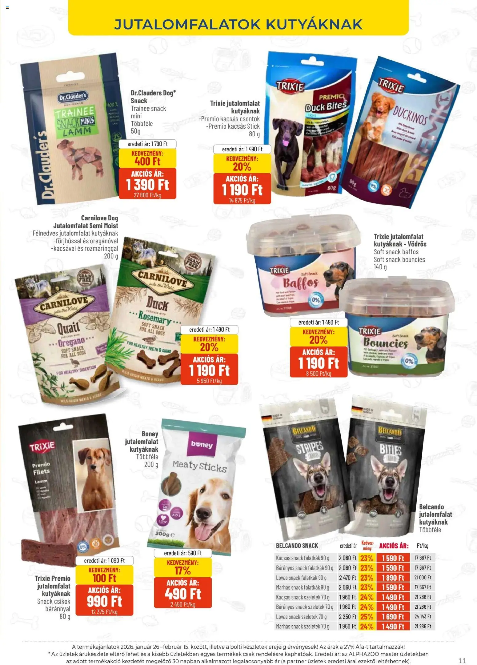 AlphaZoo akciós ujság - amely érvényes a következő dátumtól: 26.01.2026 | Oldal: 11 | Termékek: Oregánó