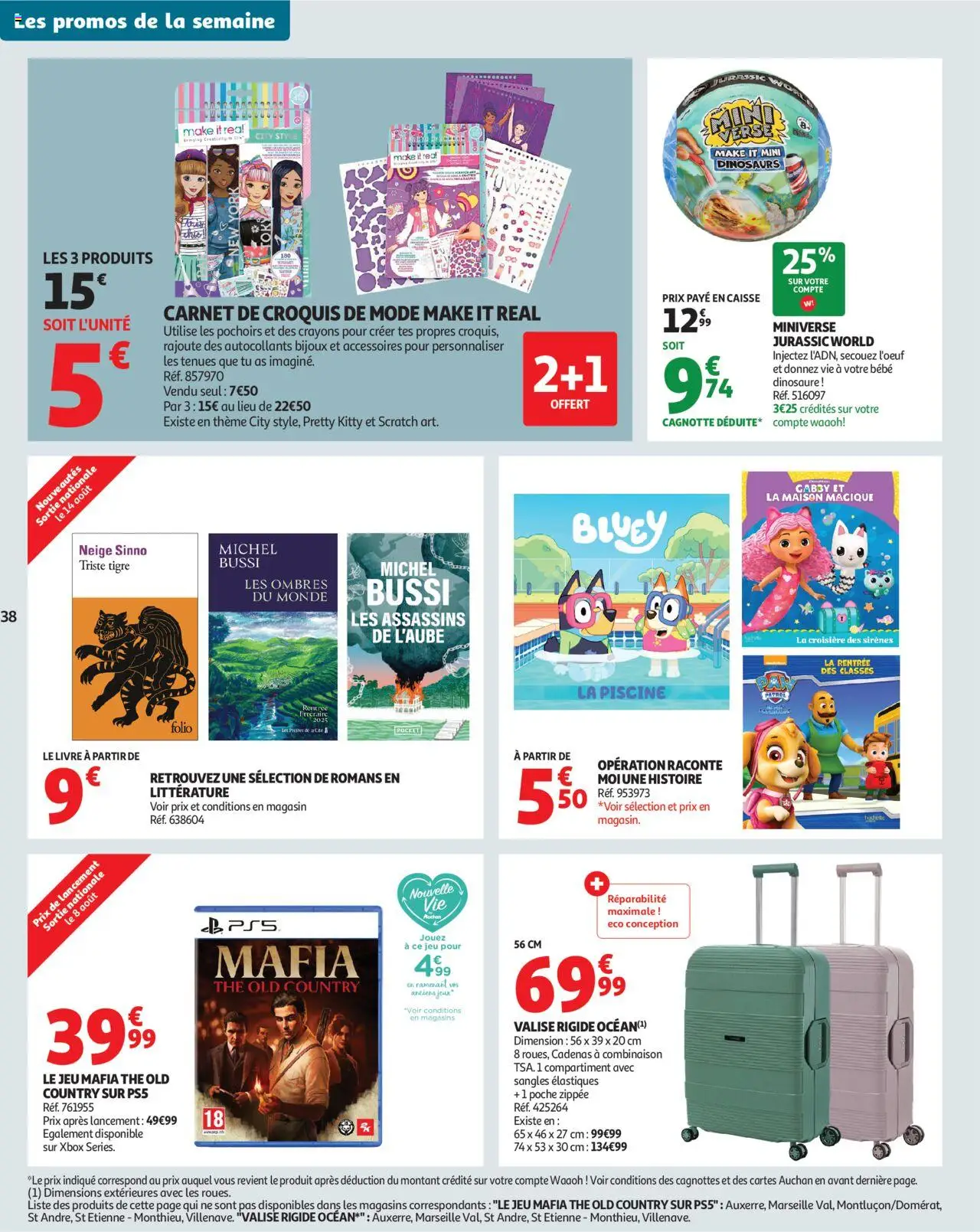  | Page: 38 | Produits: Bijoux, Combinaison, Jeux, Valise