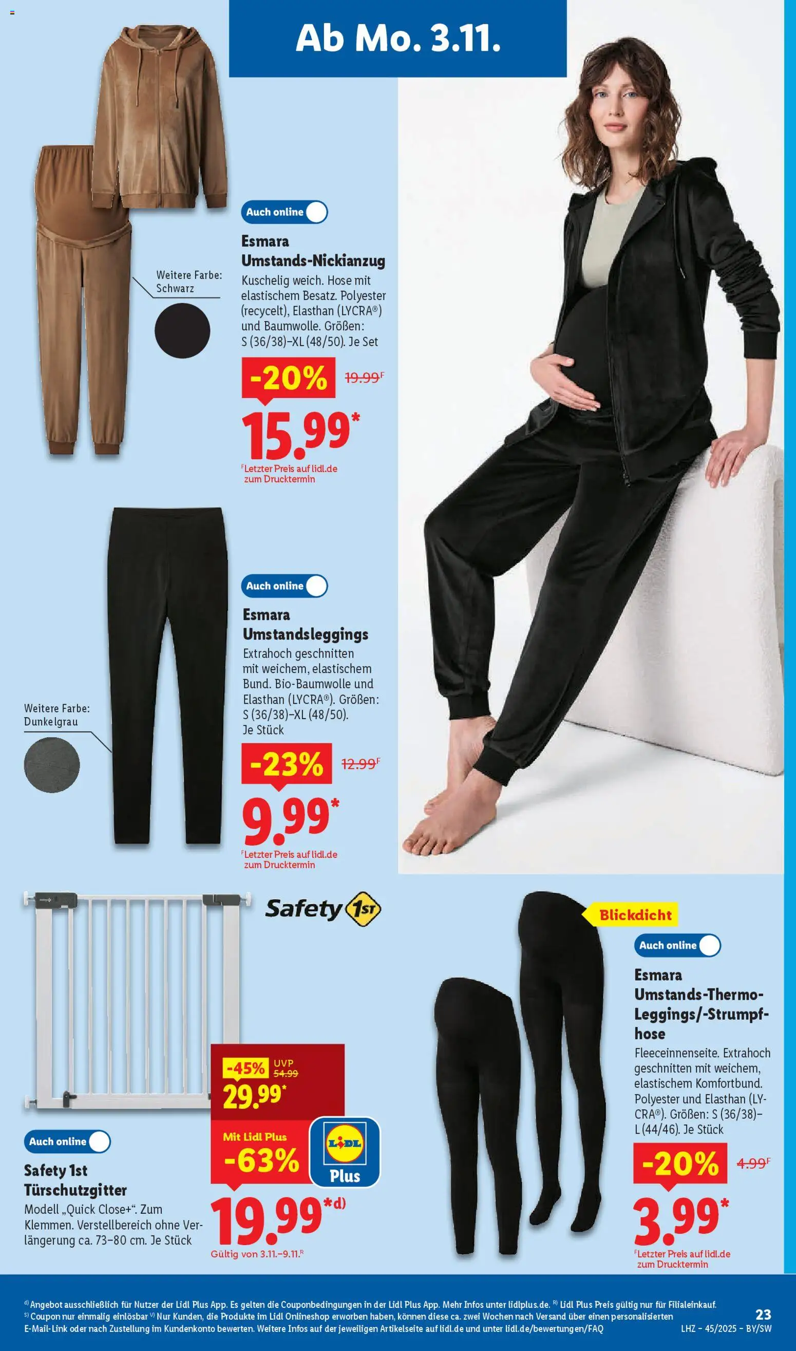 Lidl Prospekt Gundelsheim – gültig ab 03.11.2025 | Seite: 45 | Produkte: Hose