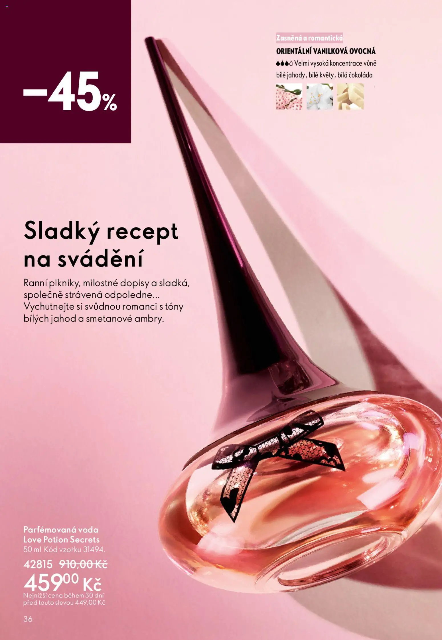 Oriflame katalog č. 04/2026 od 04.03.2026 | Strana: 36 | Produkty: Voda, Čokoláda, Bílá čokoláda