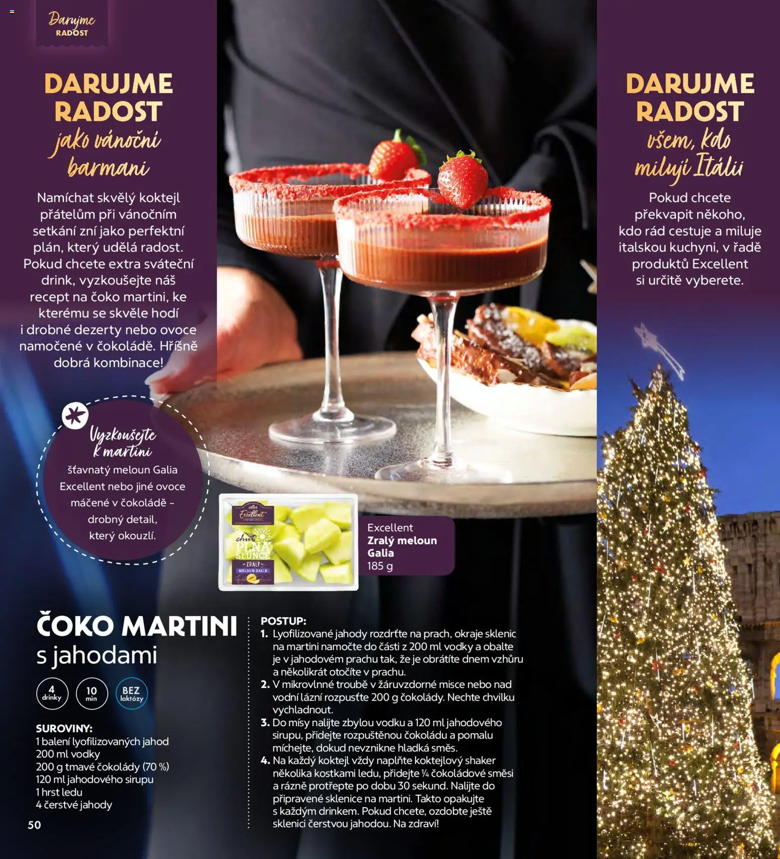 Albert magazín od 01.12.2025 | Strana: 50 | Produkty: Ovoce, Jahody, Shaker, Sklenice