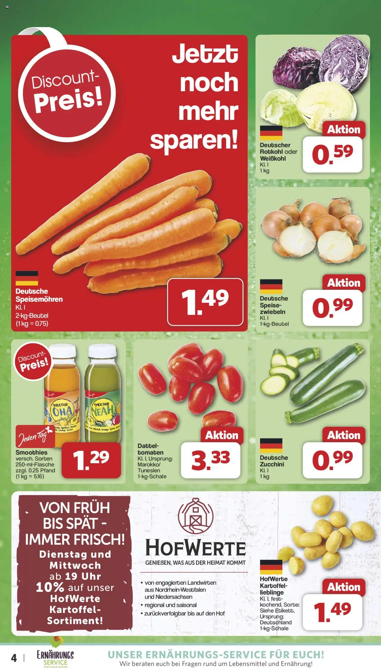 Famila Nordwest Prospekt 	 - gültig ab dem 25.08.2025 | Seite: 5 | Produkte: Rotkohl, Zwiebeln, Dattel, Uhr