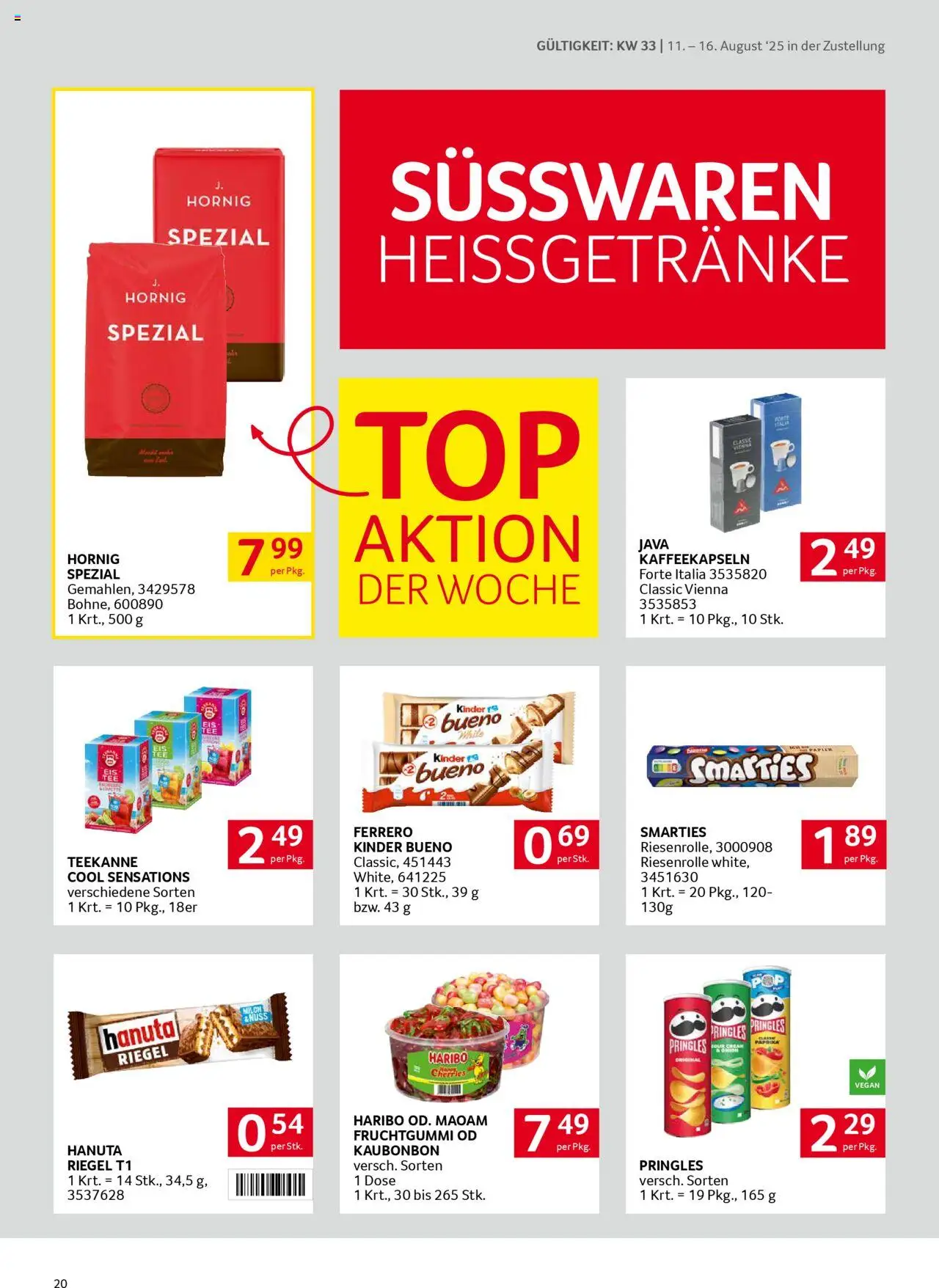 Transgourmet  Zustellaktion gültig ab 10.08.2025 | Seite: 20