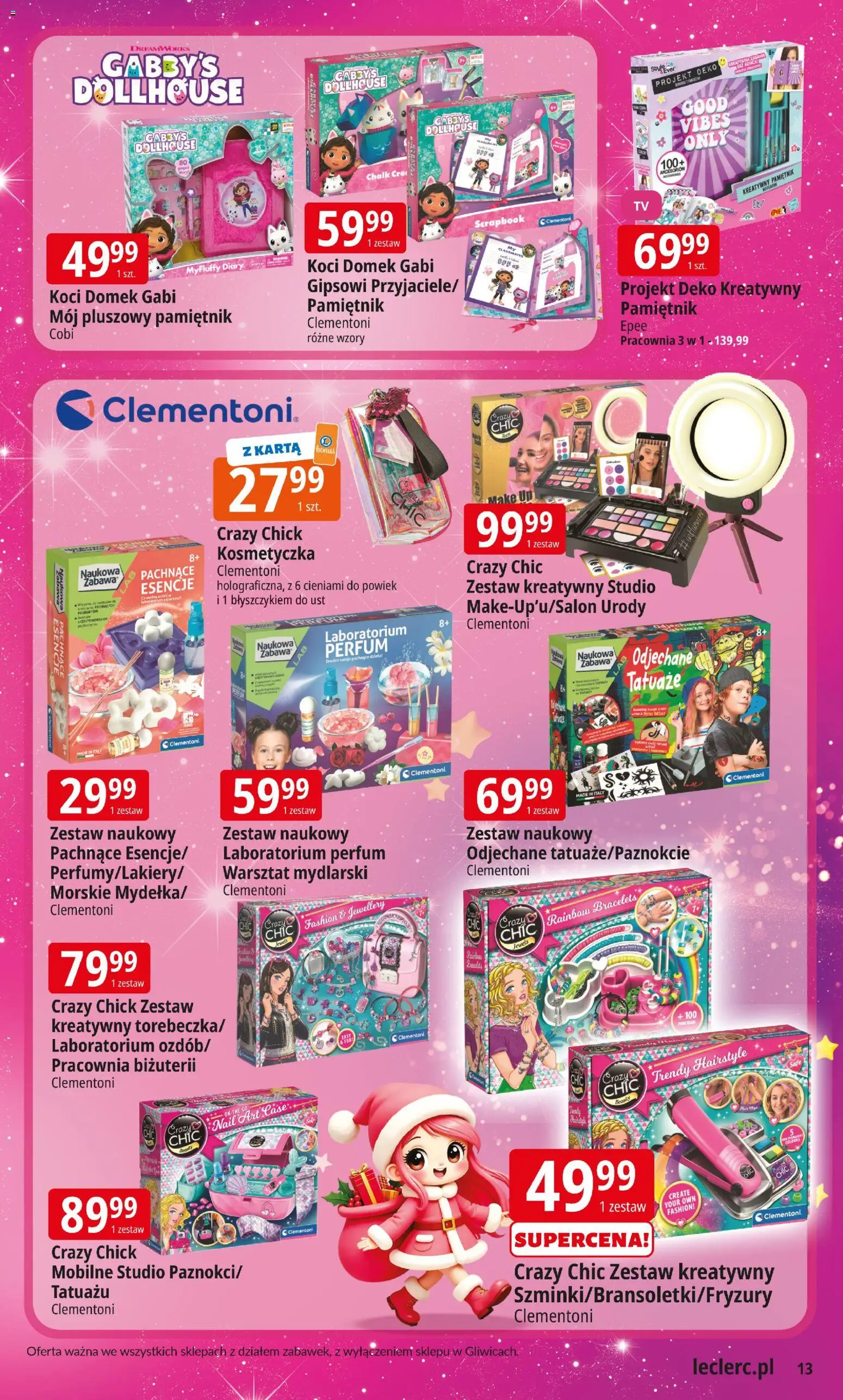 E.Leclerc Gazetka - Warszawa Bielany zabawki od 12.11.2025 | Strona: 13 | Produkty: Karta
