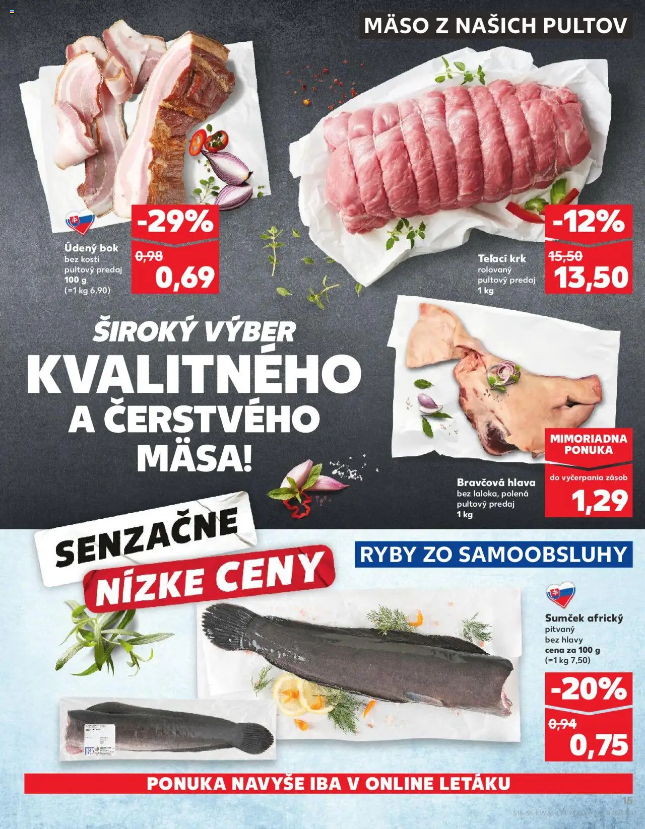 Kaufland SK akciós ujság - amely érvényes a következő dátumtól: 18.09.2025 | Oldal: 15
