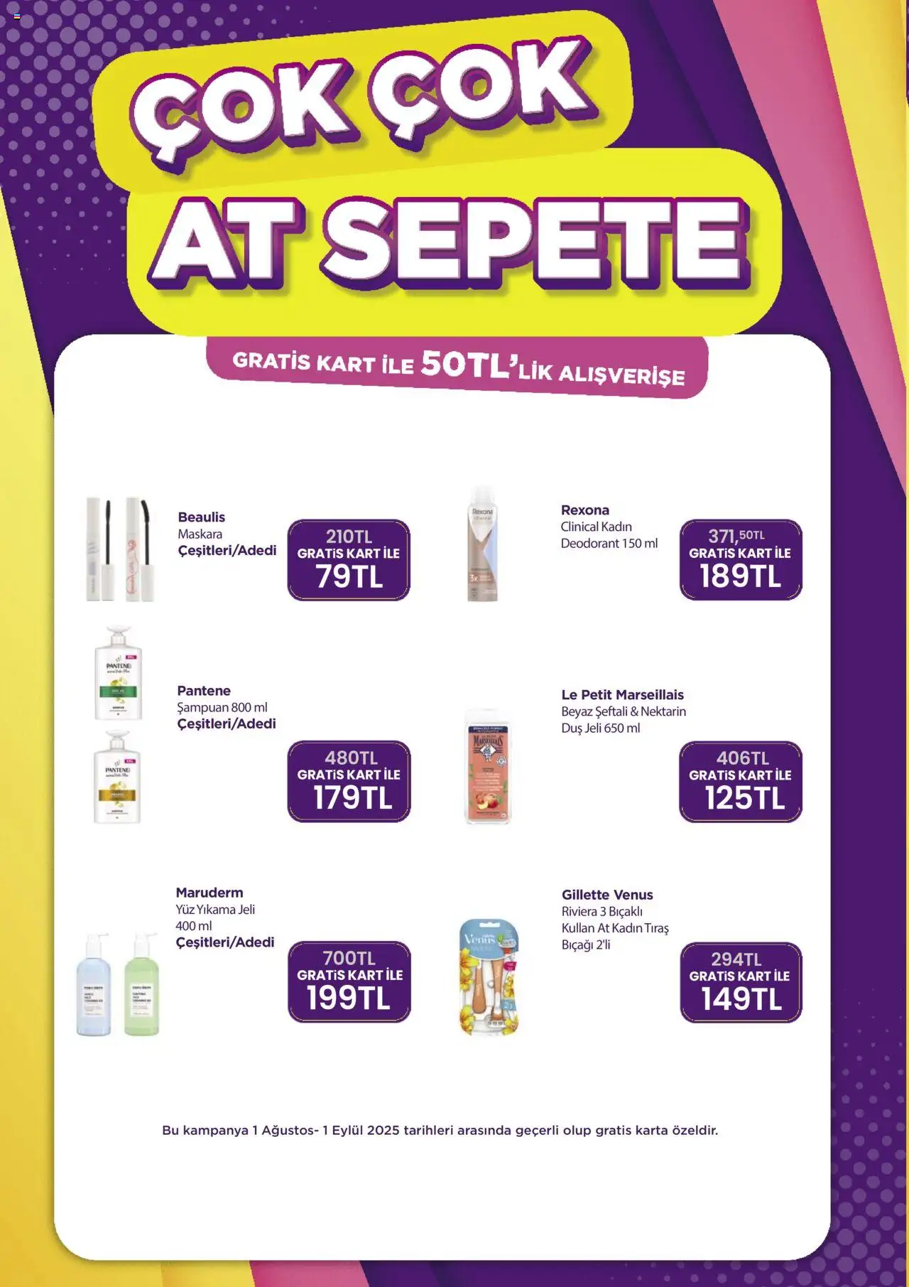 Gratis Katalog - 01.08.2025 tarihinden itibaren geçerlidir | Sayfa: 6