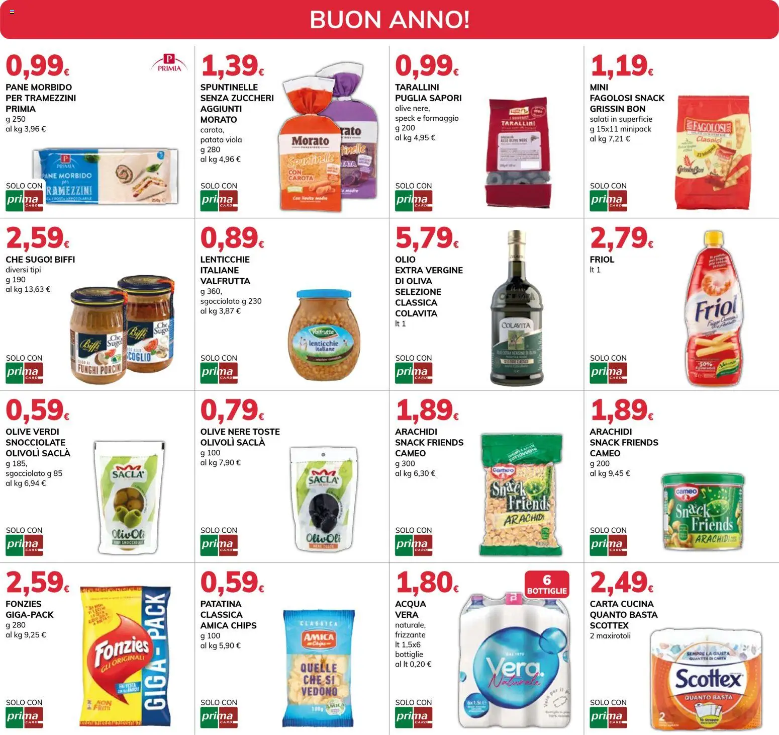 Volantino Basko del 27.12.2025 | Pagina: 3 | Prodotti: Speck, Carota, Formaggio, Olio