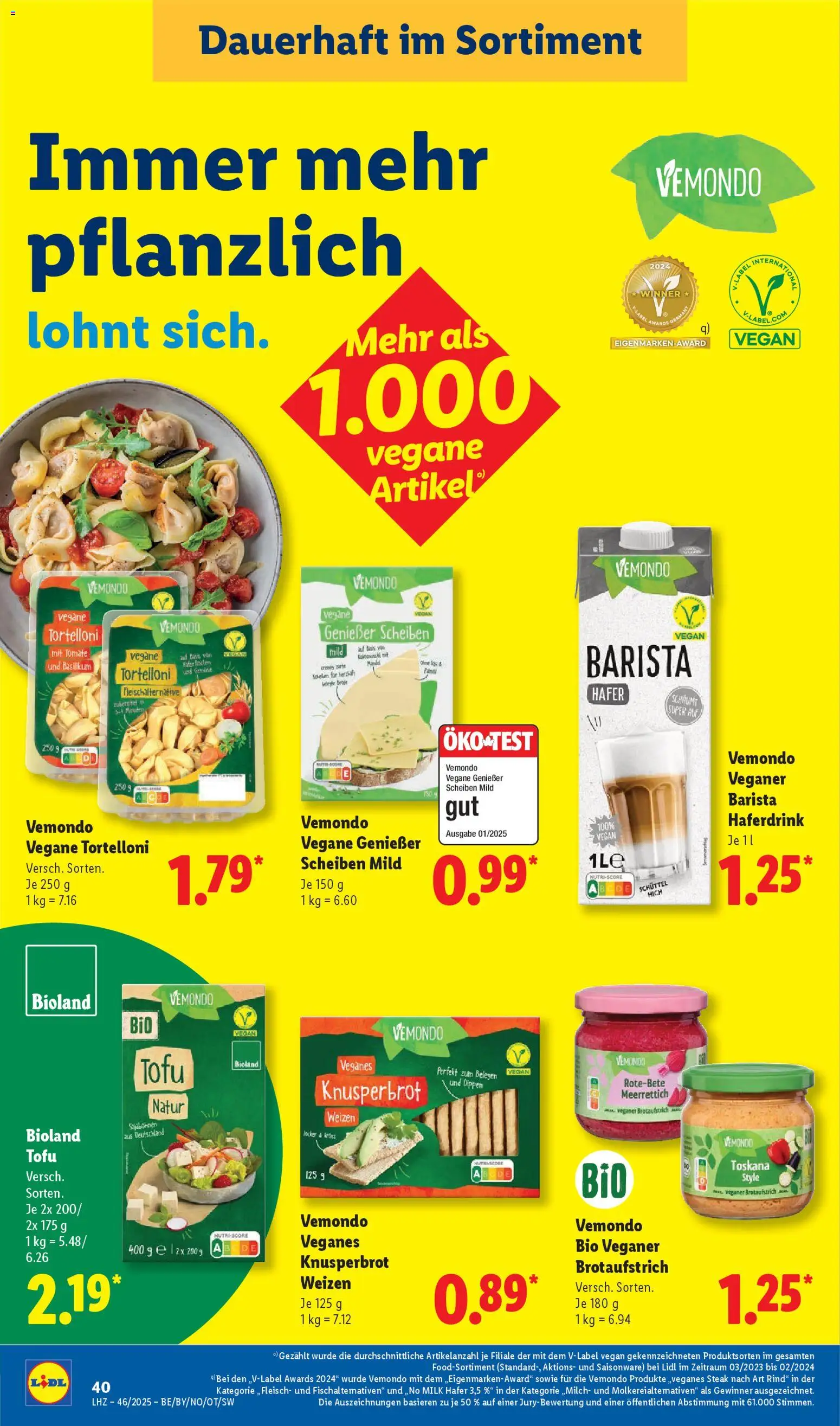 Lidl Prospekt Dornstetten – gültig ab 10.11.2025 | Seite: 58 | Produkte: Haferdrink, Steak