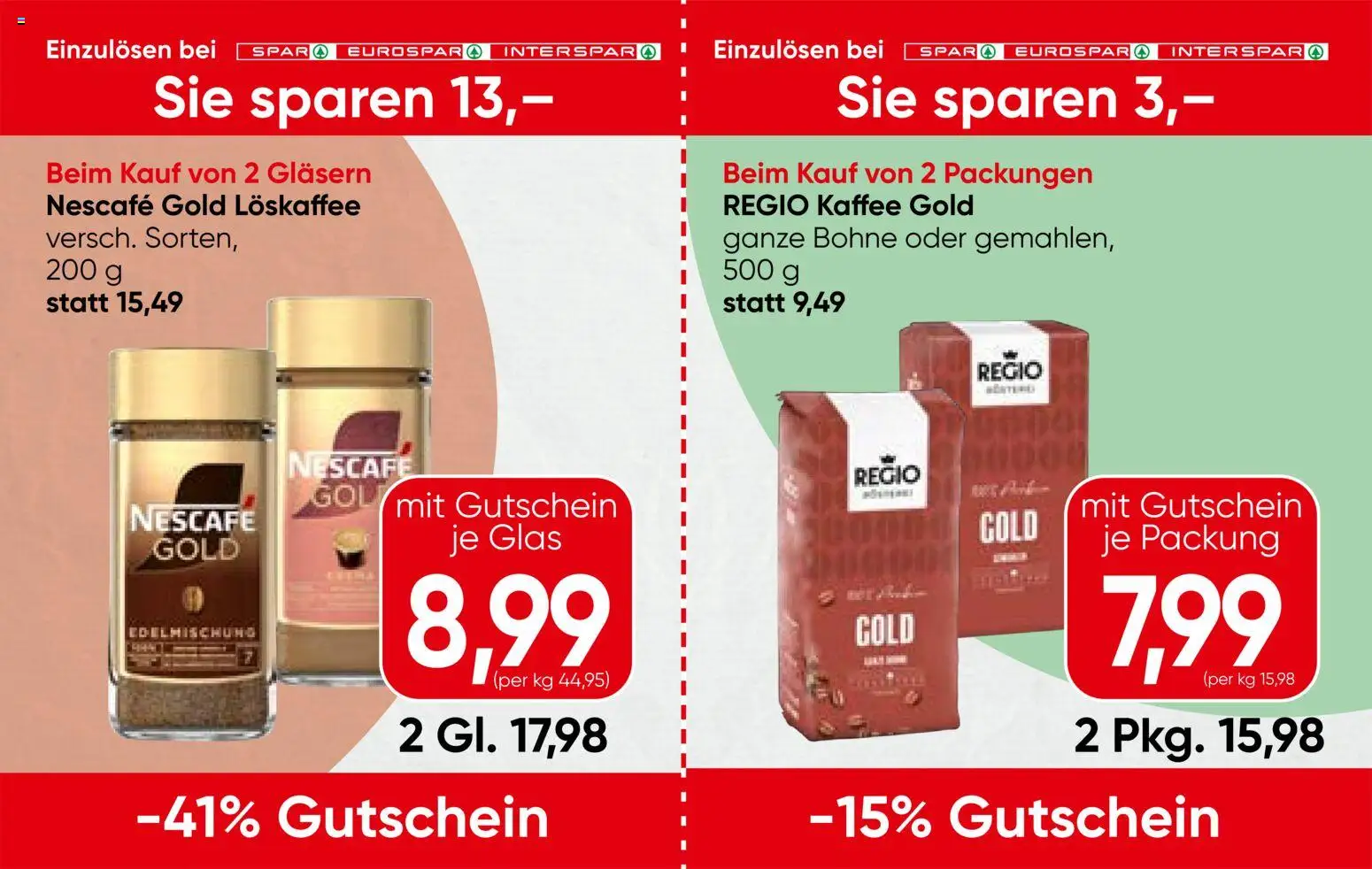Spar Gutscheinheft - Kärnten gültig ab 19.02.2026 | Seite: 7 | Produkte: Kaffee
